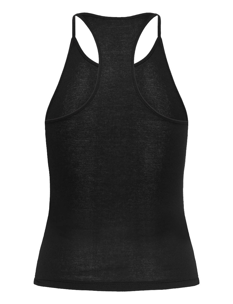 Weekday - Slim Racerback Tank Top - Ärmellose tops - black - 1
