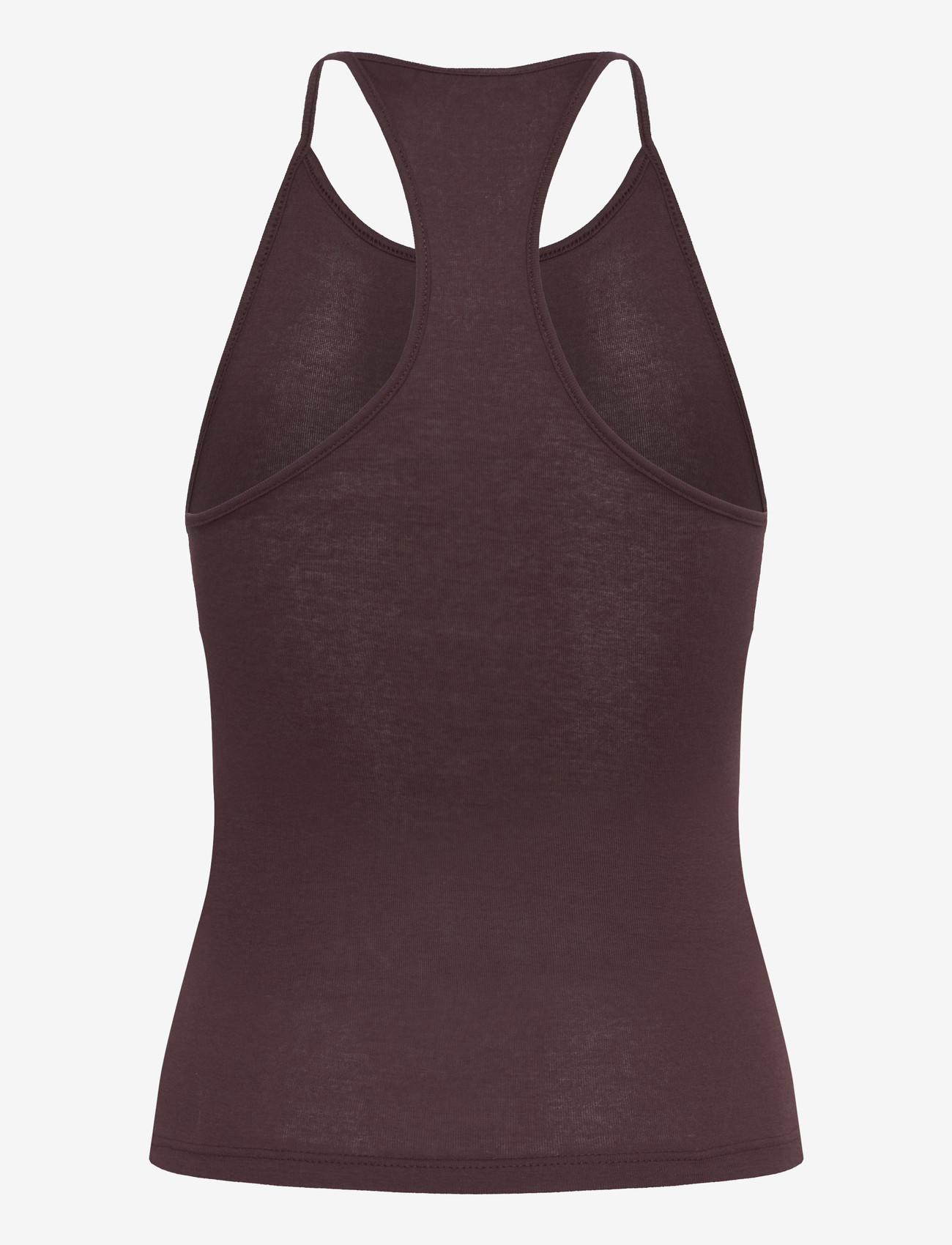 Weekday - Slim Racerback Tank Top - Ärmellose tops - burgundy - 1
