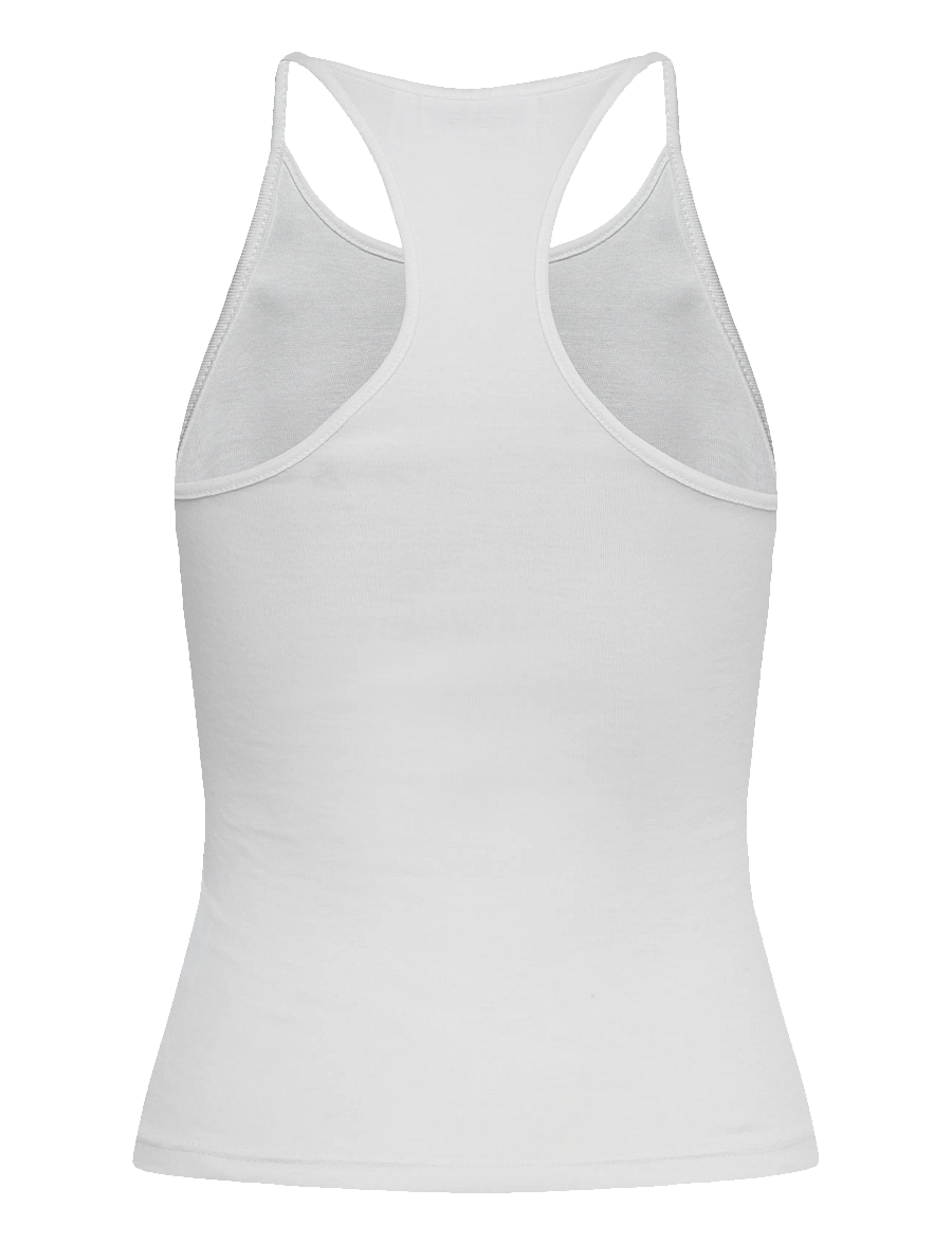 Weekday - Slim Racerback Tank Top - Ärmellose tops - off white - 1