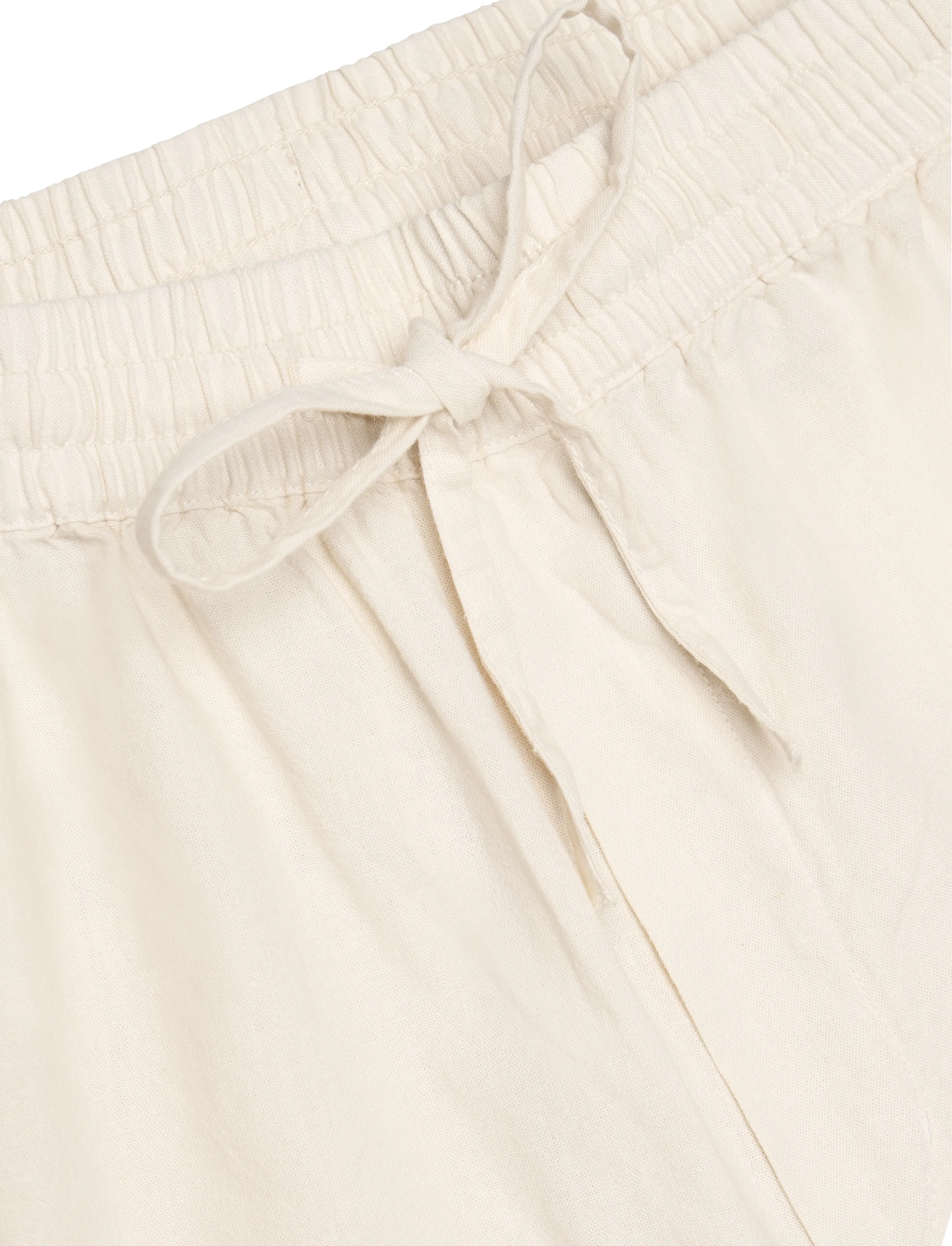 Weekday - Linen-Blend Shorts - linen shorts - beige - 2