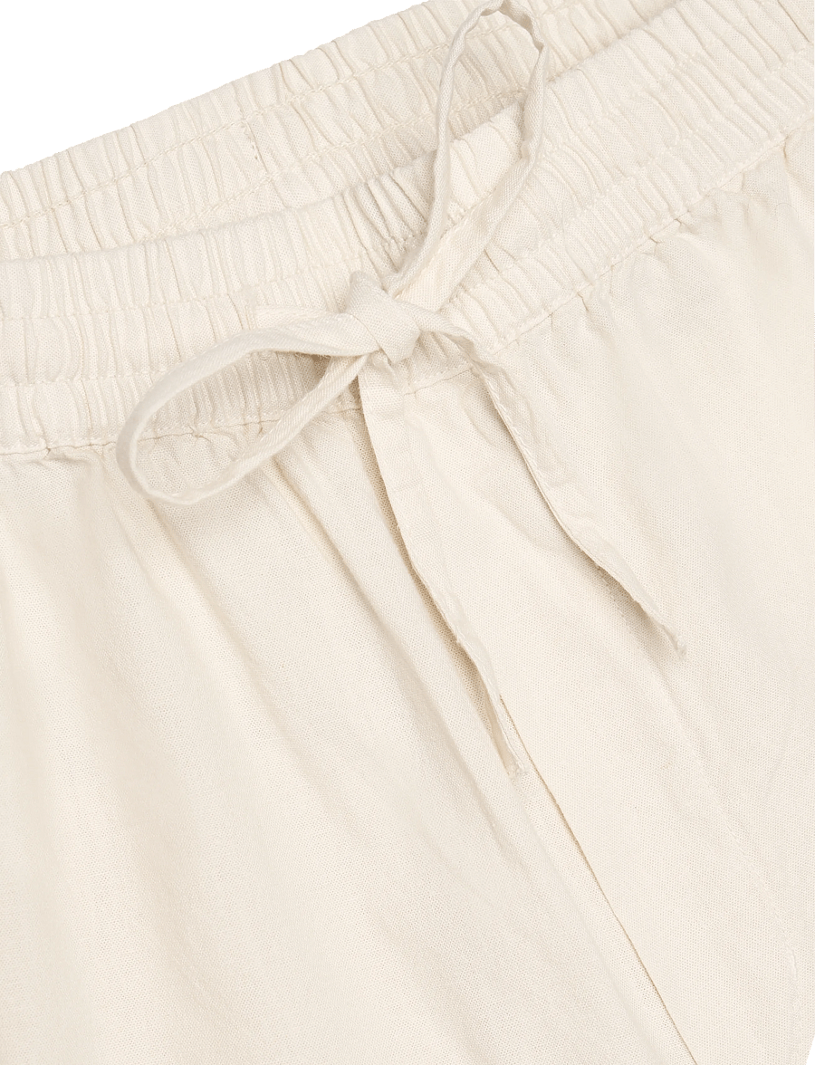 Weekday - Linen-Blend Shorts - leinen-shorts - beige - 3