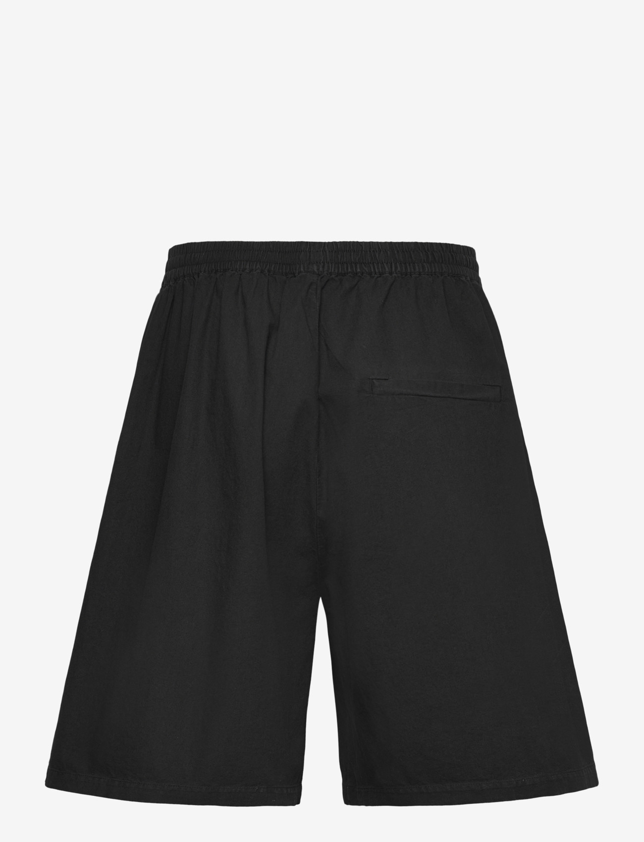 Weekday - Linenblend Shorts - linen shorts - black - 1