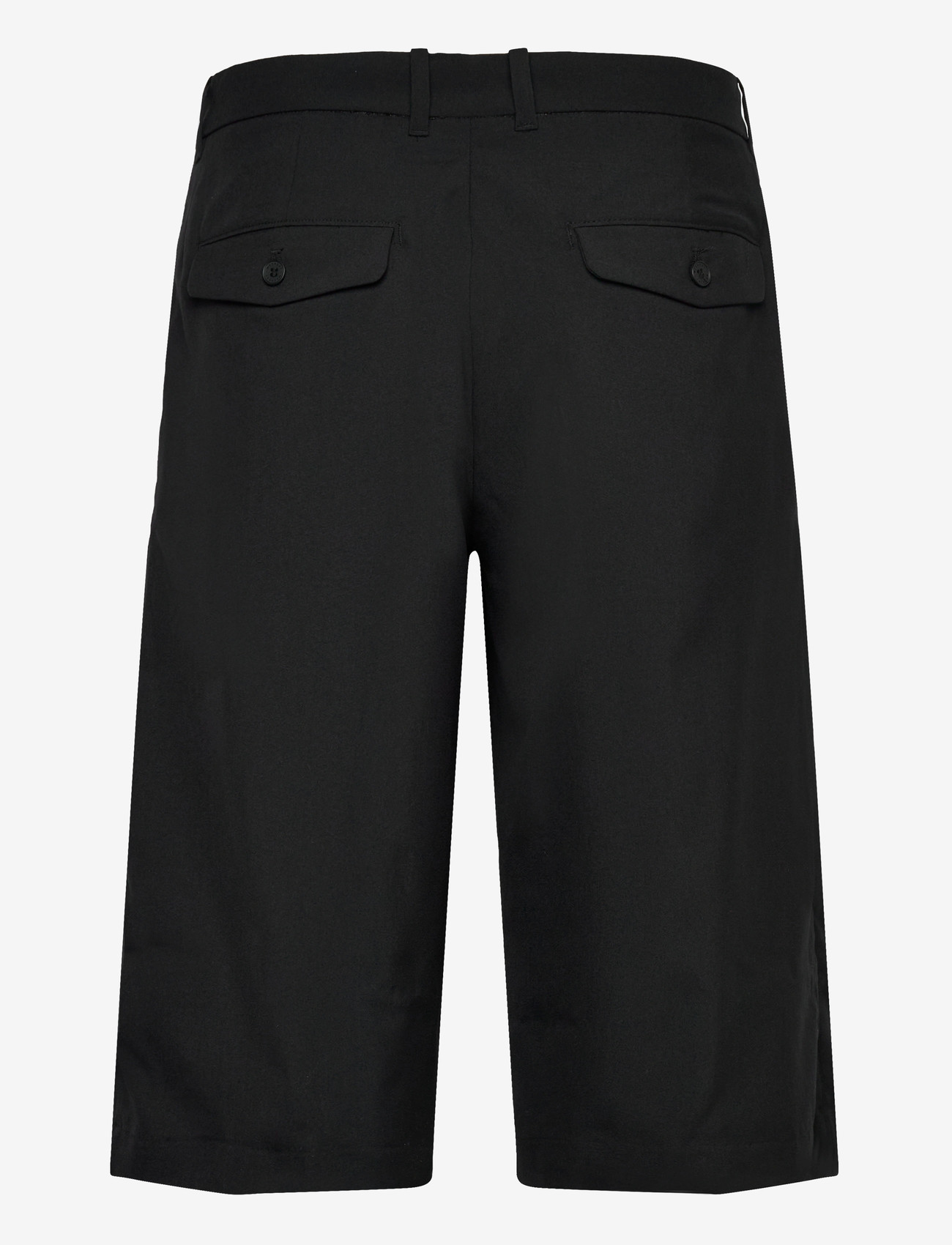 Weekday - Low Rise Relaxed Suiting Shorts - casual shorts - black - 2