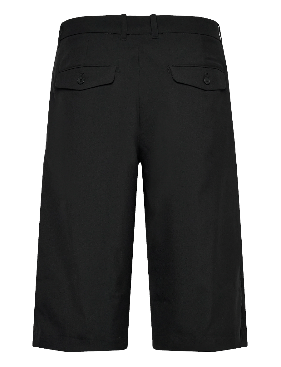 Weekday - Low Rise Relaxed Suiting Shorts - vabaaja lühikesed püksid - black - 2