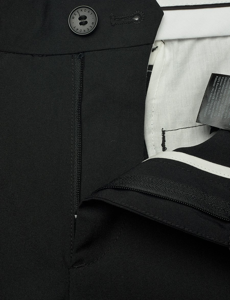 Weekday - Low Rise Relaxed Suiting Shorts - freizeitshorts - black - 3