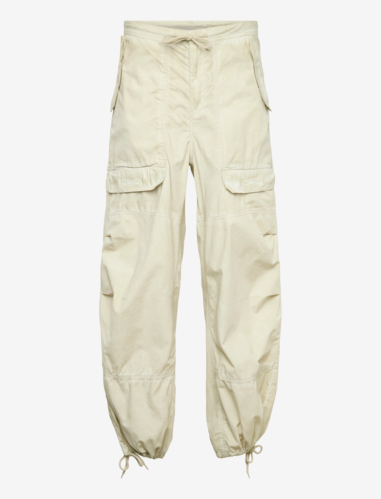 Weekday - Workwear Cotton Trousers - cargobukser - dusty light mole cold dye - 1