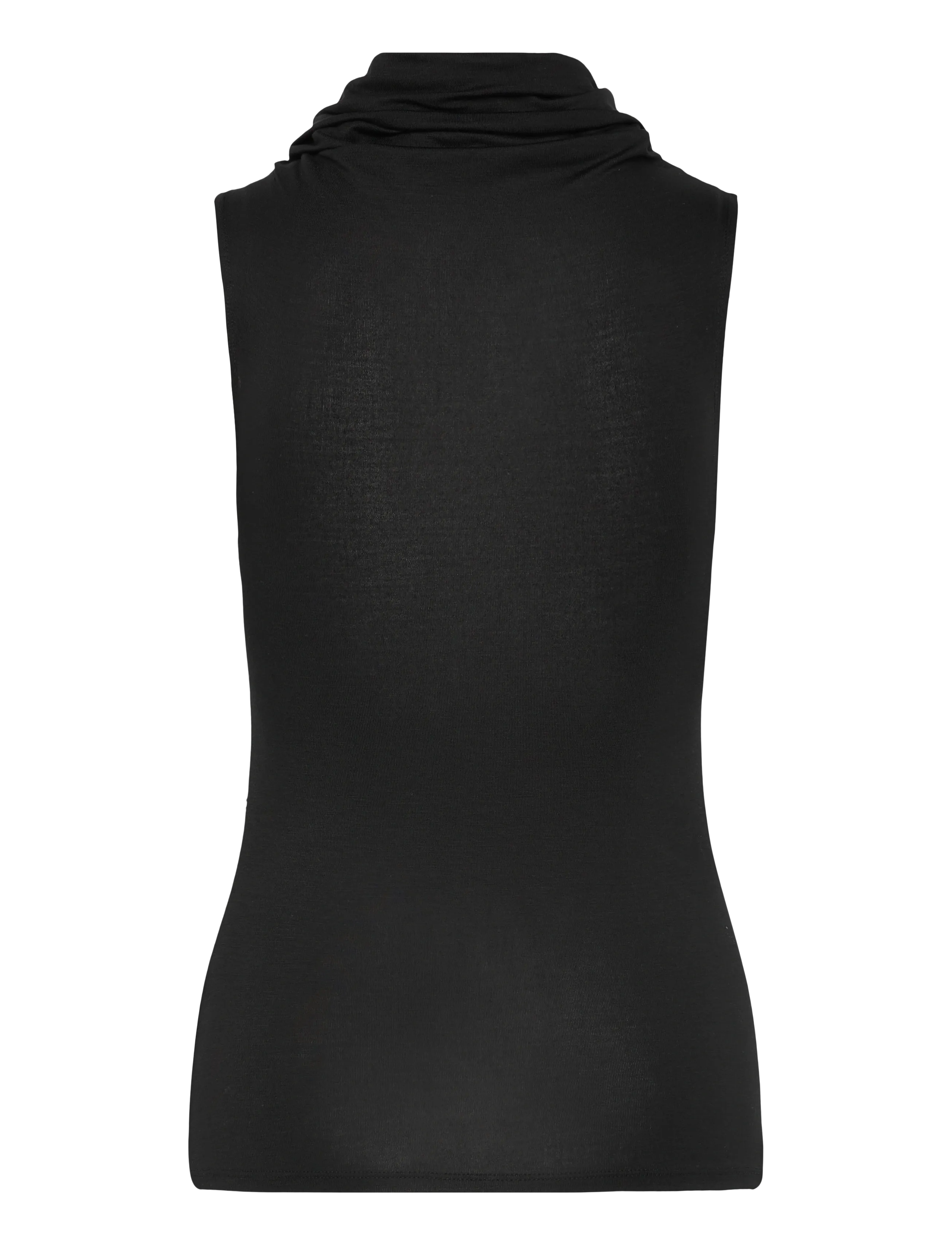 Weekday - Funnel Neck Top - Ärmellose tops - black - 1