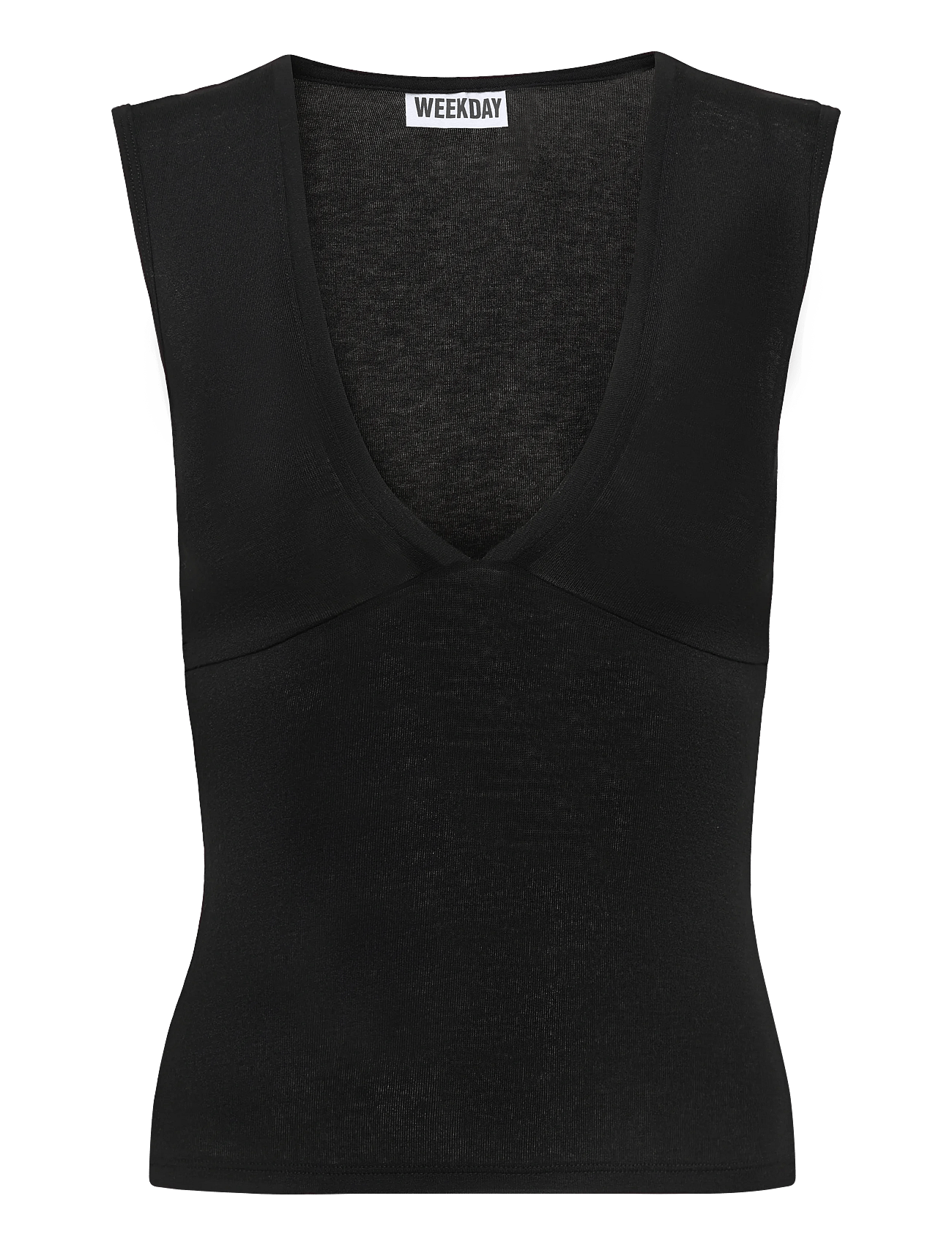 Weekday - Fitted V-Neck Sleeveless Top