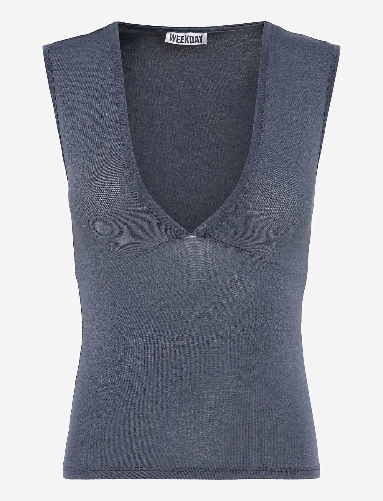Weekday - Fitted V-Neck Sleeveless Top