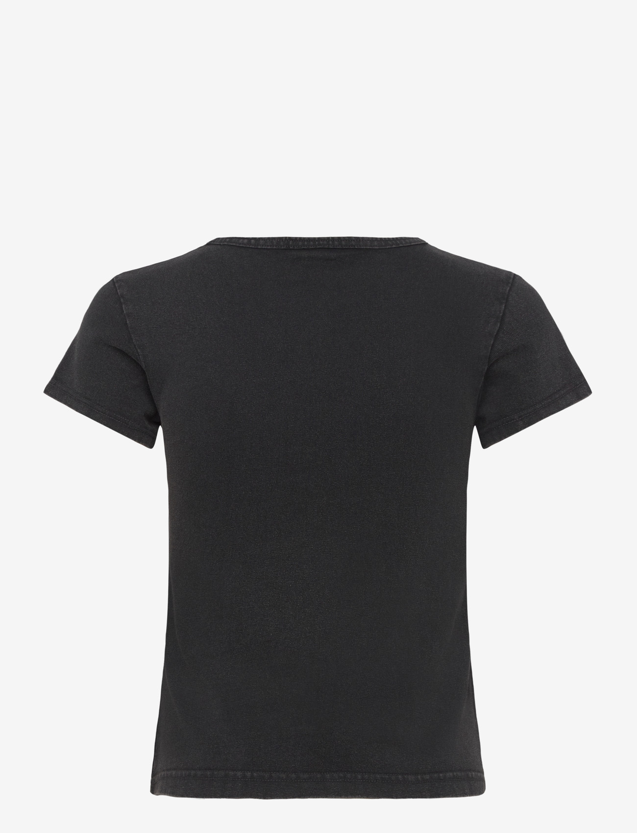 Weekday - Printed T-shirt - t-shirts - black dark - 1