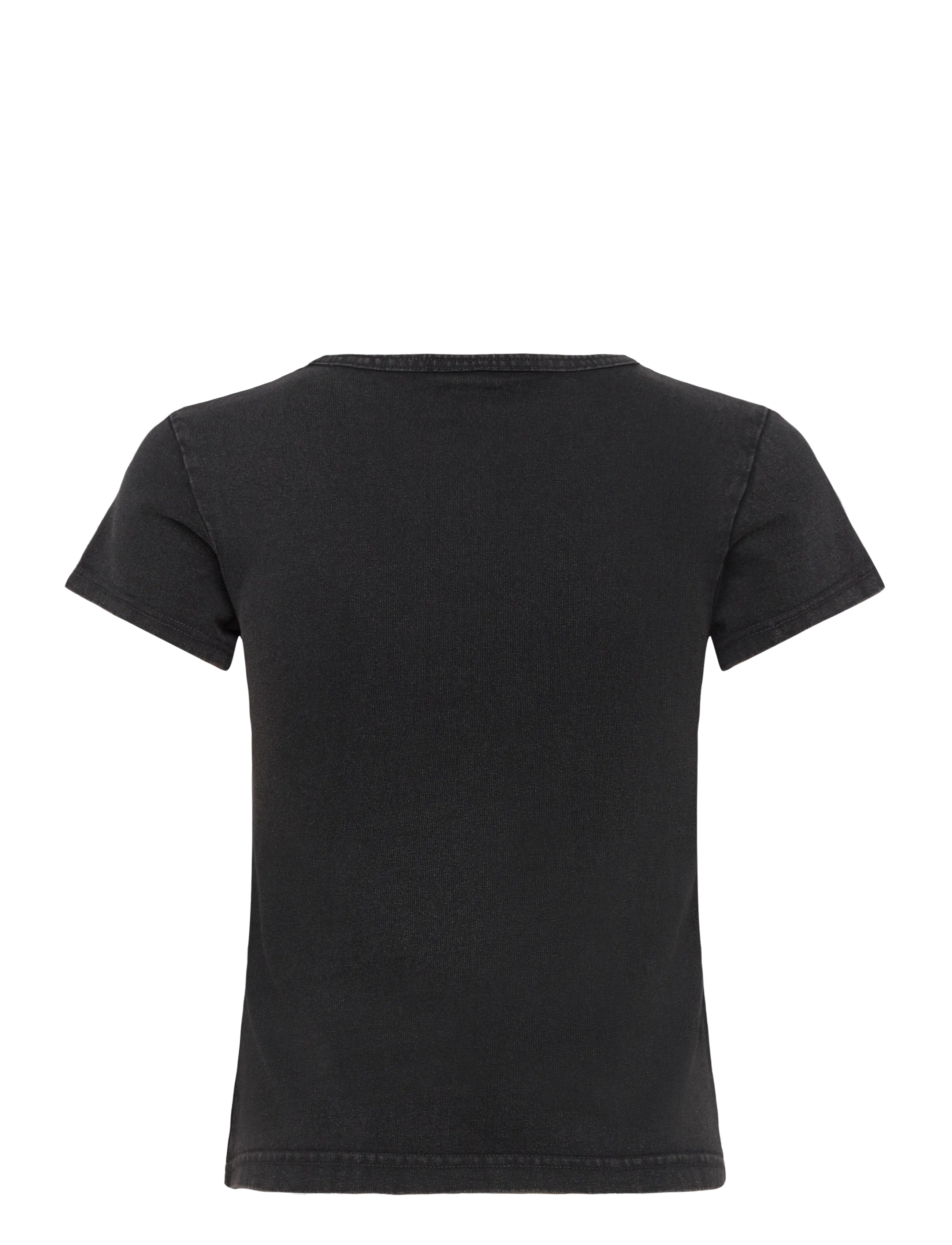Weekday - Printed T-shirt - stuttermarbolir - black dark - 1