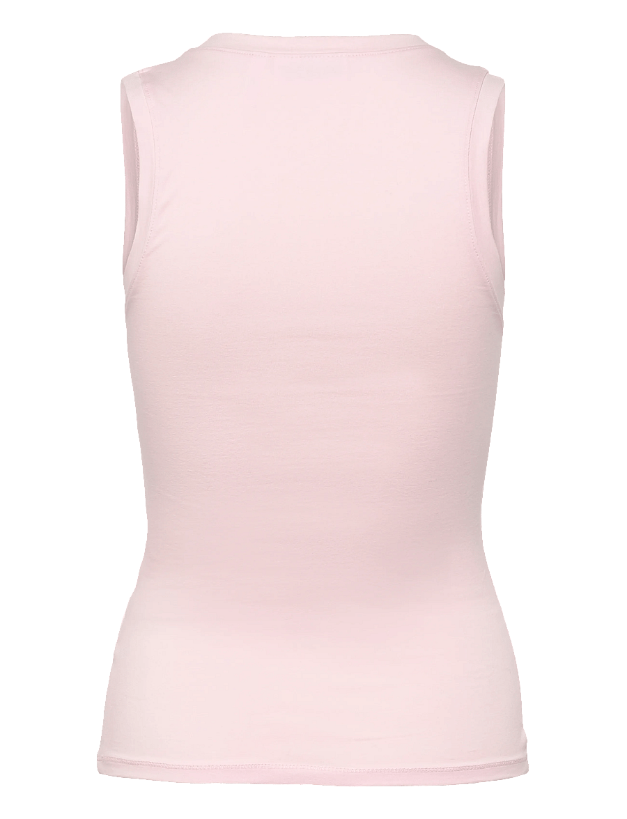 Weekday - Slim V-neck Sleeveless Top - Ärmellose tops - dusty pink - 1