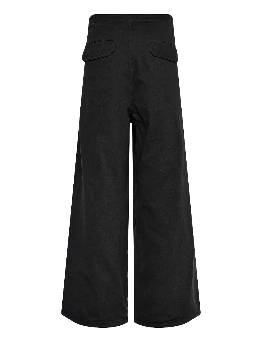 Weekday - Parachute Trousers - cargohosen - black - 1