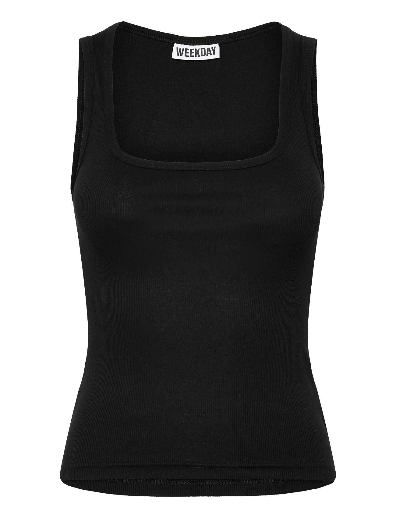Weekday - Slim Square Neck Ribbed