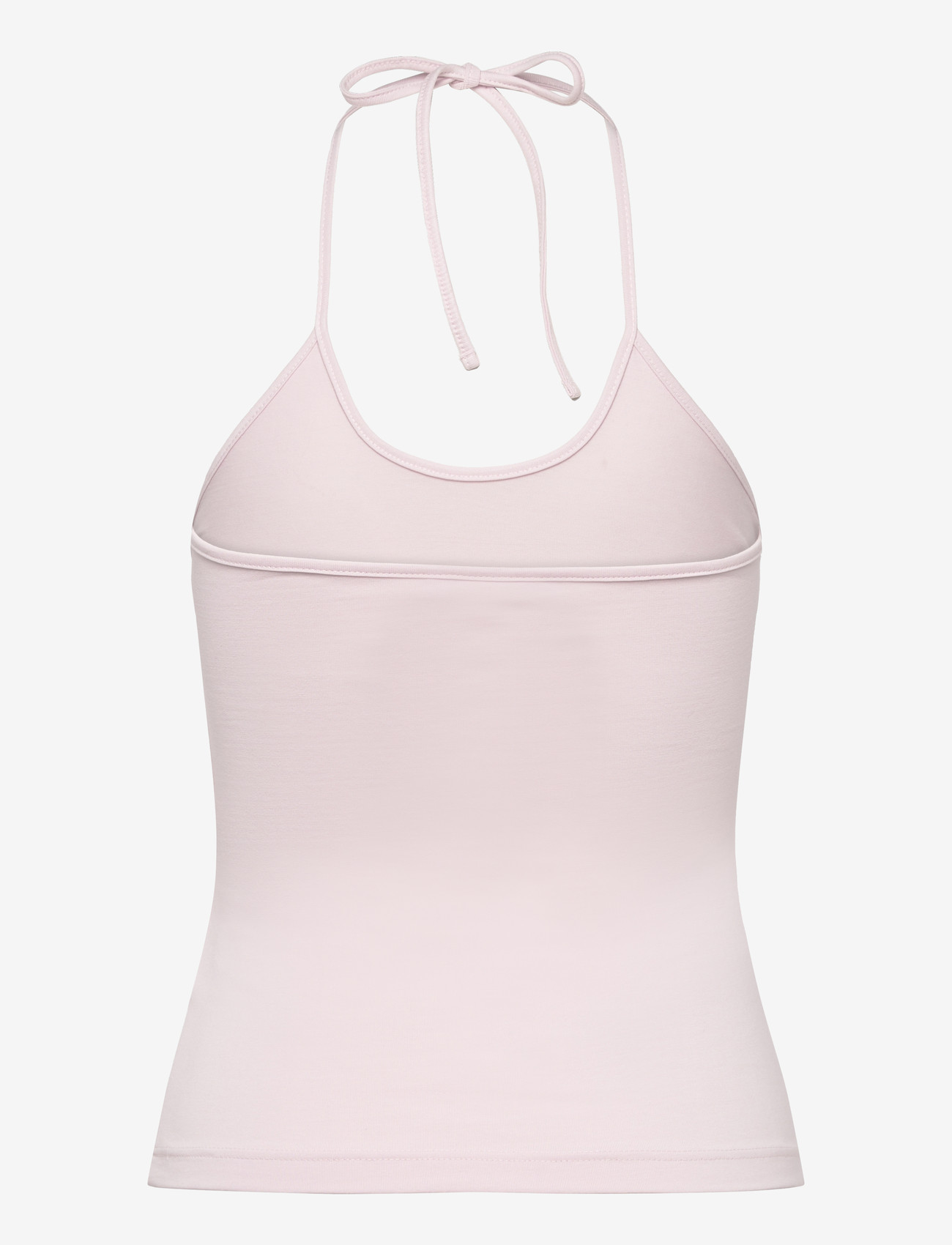 Weekday - Slim Halterneck Cotton Top - topid ja varrukateta alussärgid - dusty pink - 1