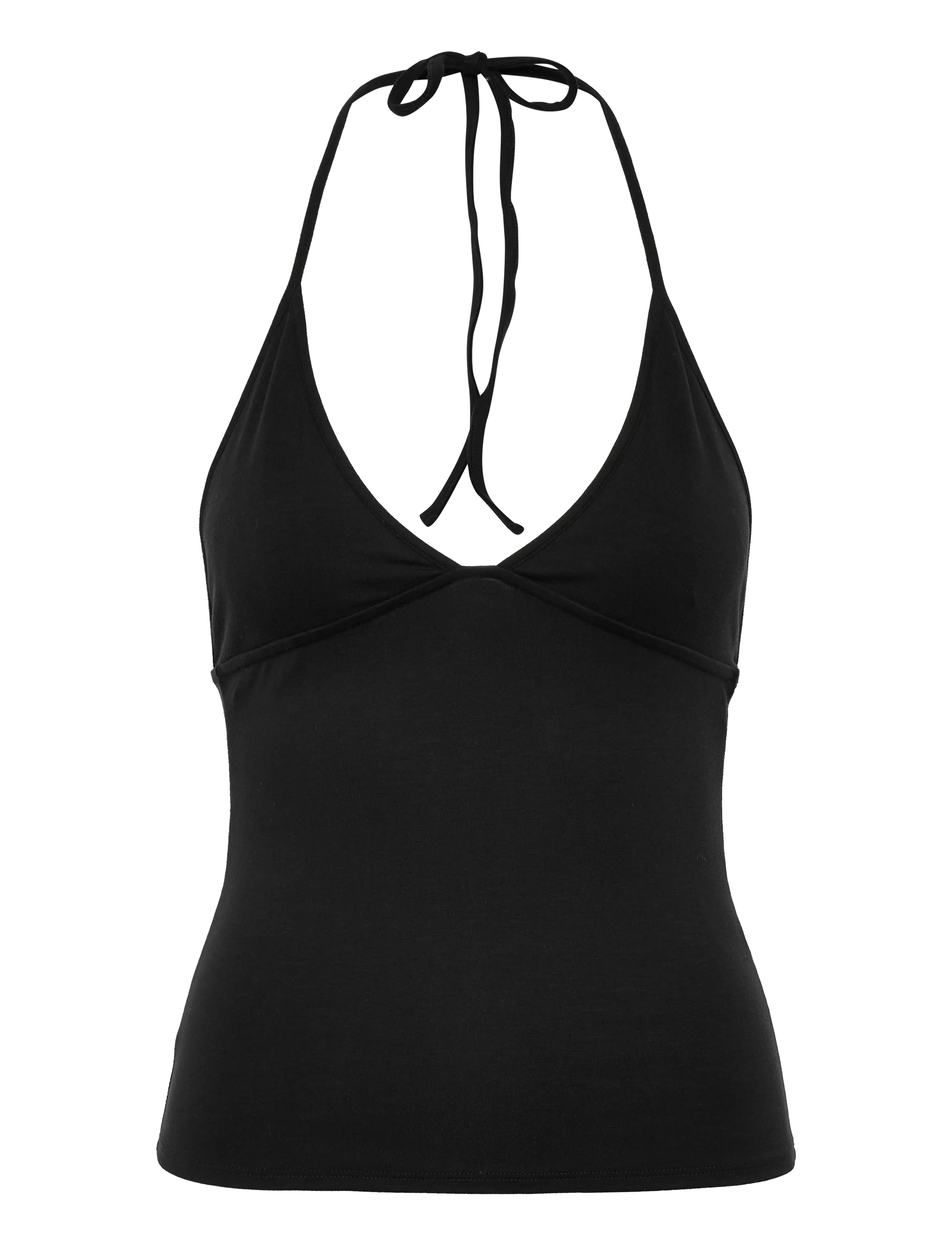 Weekday Halter Neck Top, XL, T-shirts & Oberteile, Schwarz - Sleeveless, Frauen