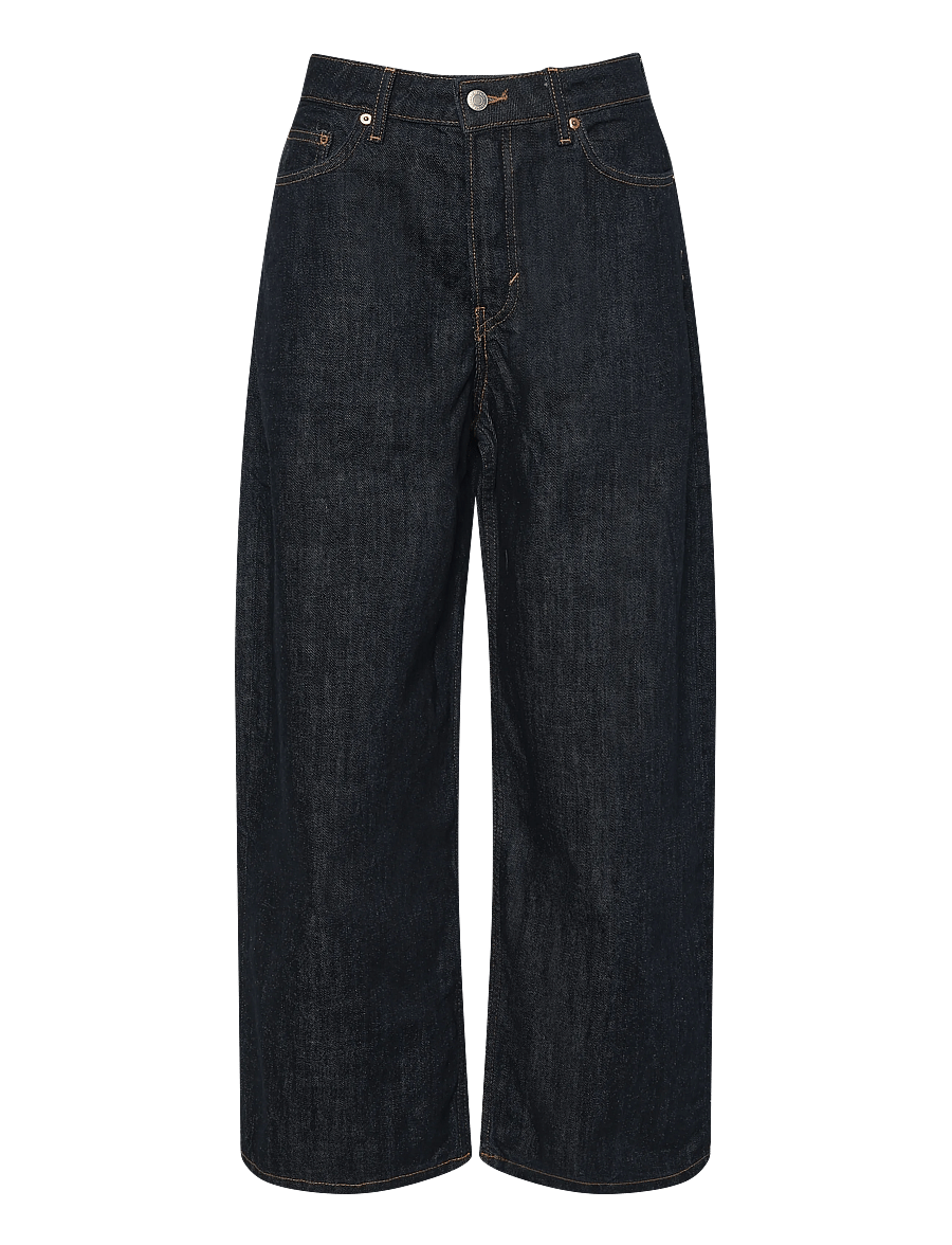 Weekday - Andromeda low rise loose baggy jeans - vida jeans - blue rinse - 0