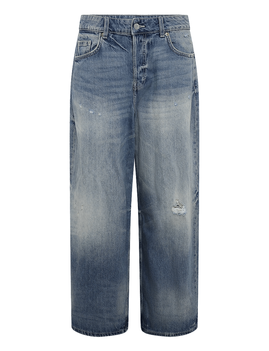 Weekday - Andromeda low rise loose baggy jeans - wide leg jeans - stirrup blue - 1
