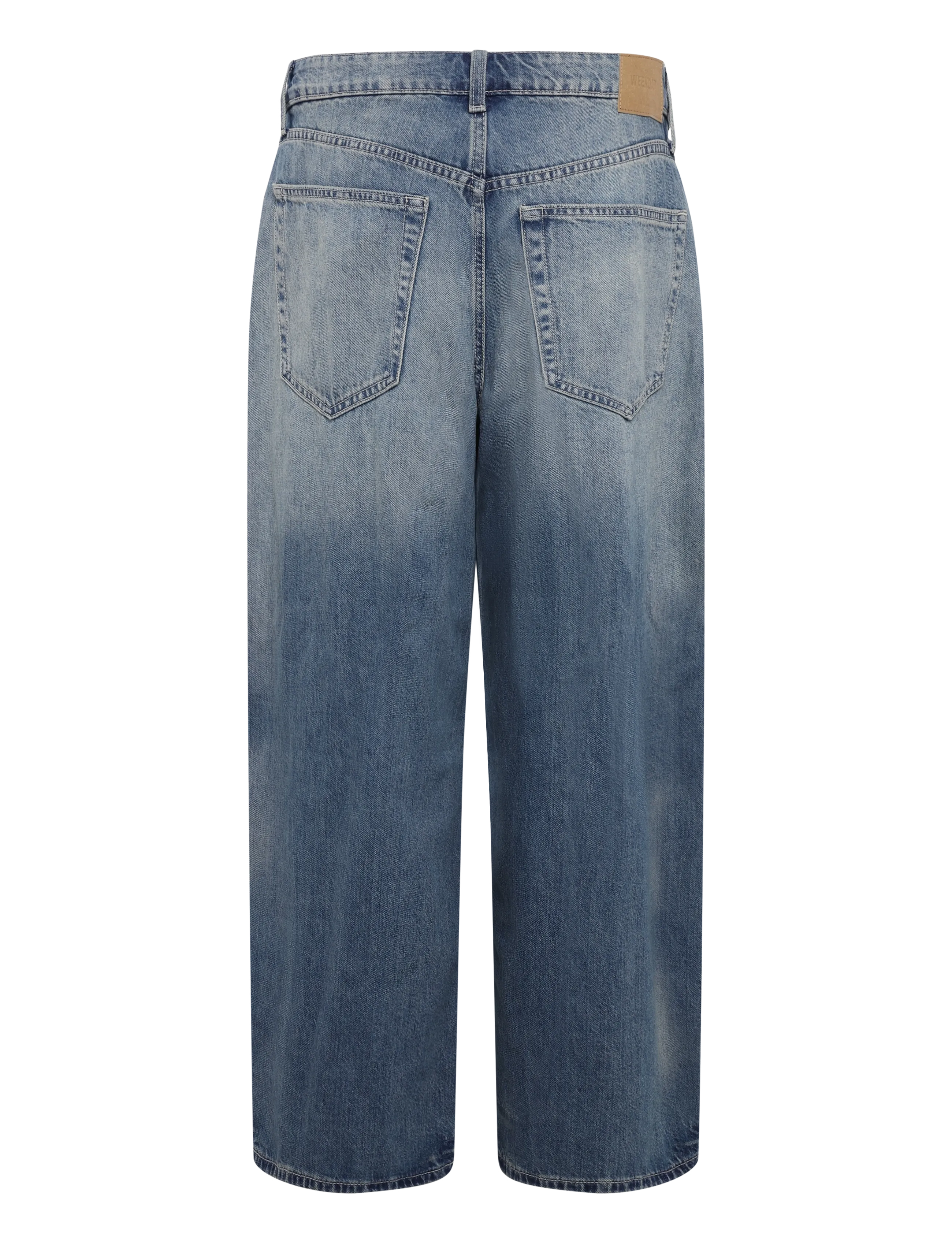 Weekday - Andromeda low rise loose baggy jeans - wide leg jeans - stirrup blue - 2