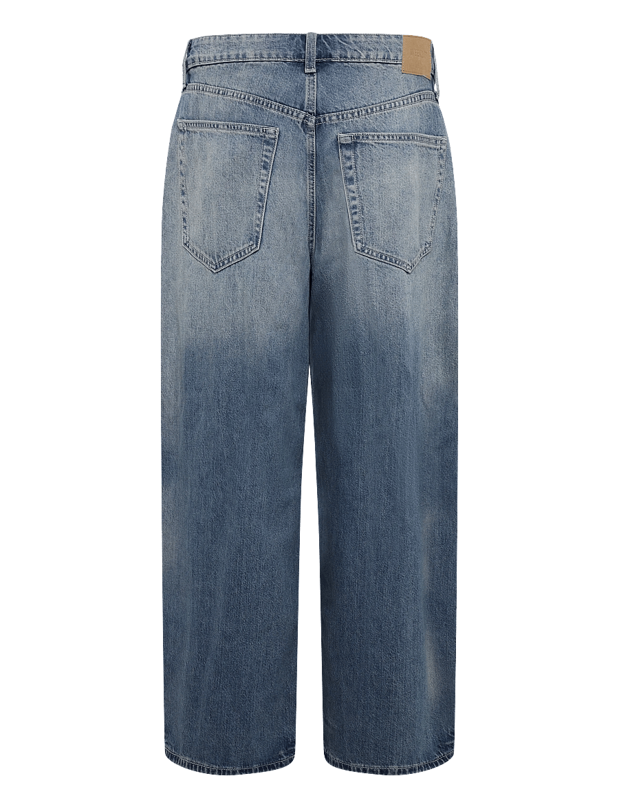 Weekday - Andromeda low rise loose baggy jeans - wide leg jeans - stirrup blue - 2