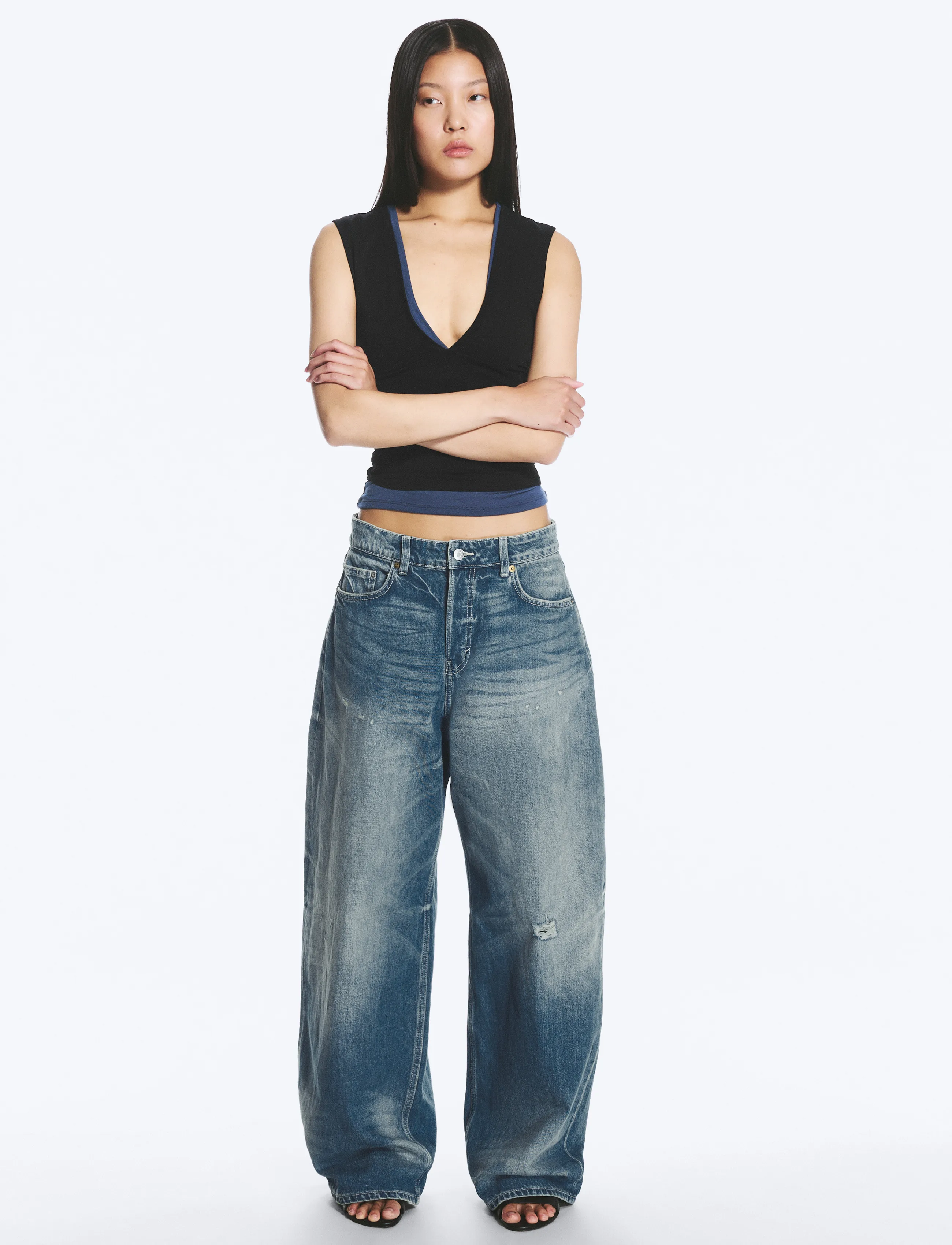 WEEKDAY Andromeda Low Rise Loose Baggy Jeans dam – bild 5
