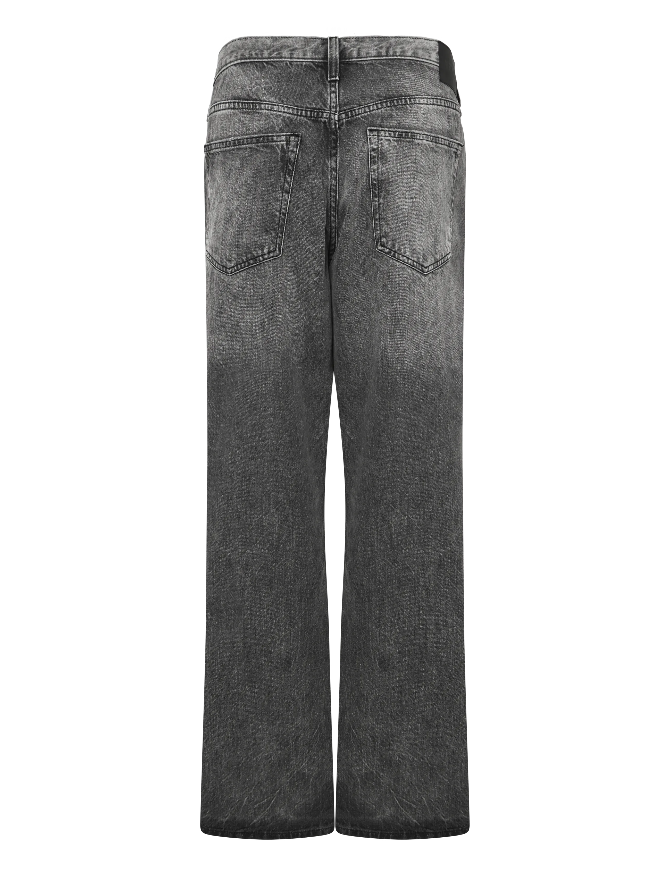 Weekday - Aura Low Rise Relaxed Bootcut Jeans - bootcut jeans - alien black - 2
