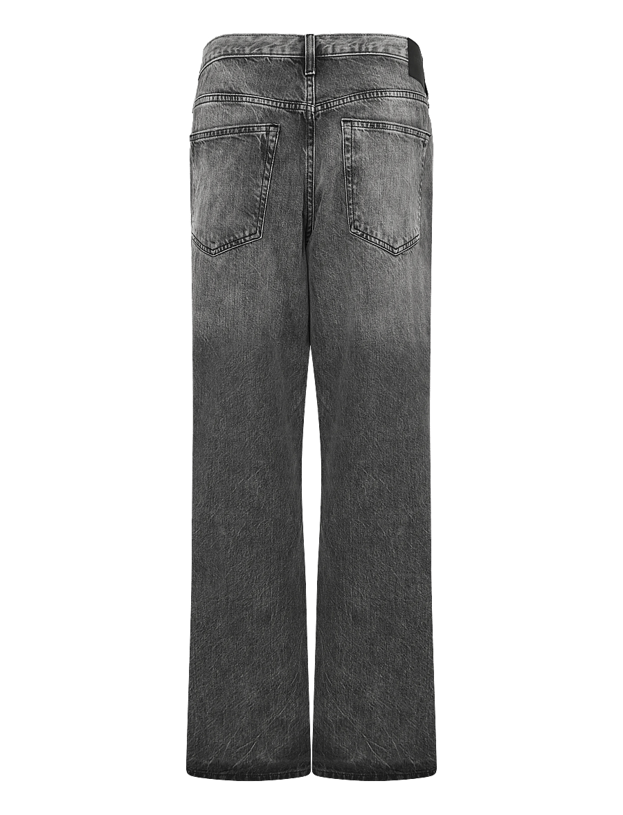 Weekday - Aura Low Rise Relaxed Bootcut Jeans - bootcut-jeans - alien black - 2