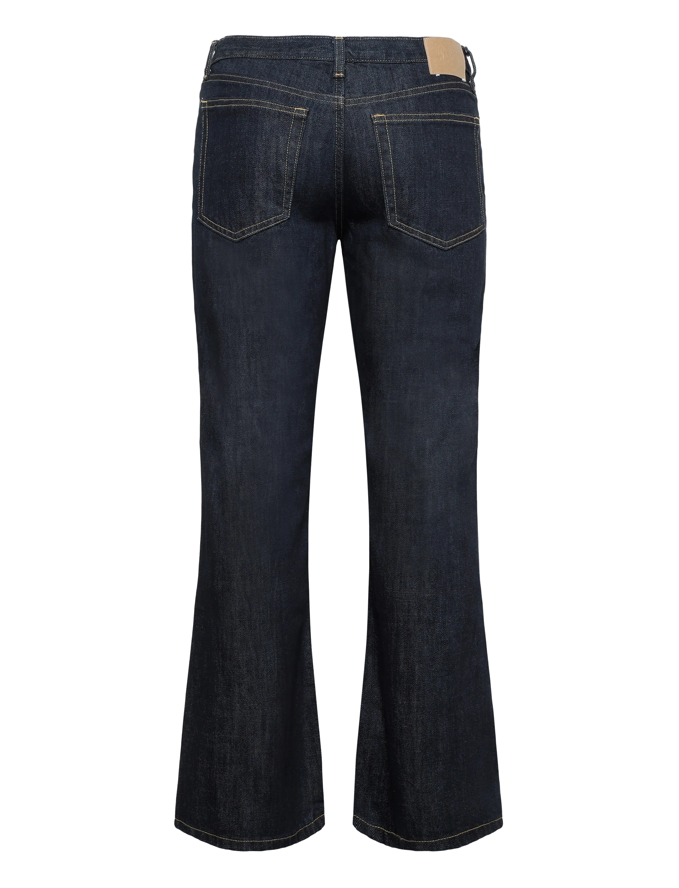 Weekday - Aura Low Rise Relaxed Bootcut Jeans - blue rinse - 1