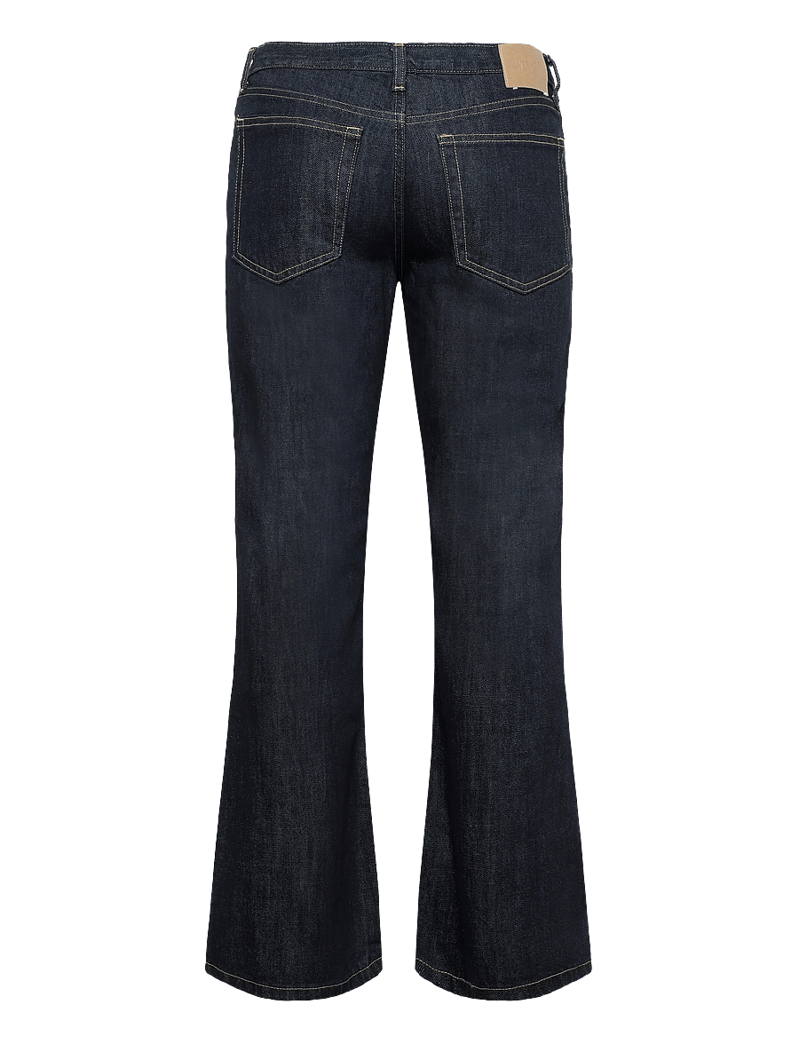 Weekday - Aura Low Rise Relaxed Bootcut Jeans - bootcut jeans - blue rinse - 1