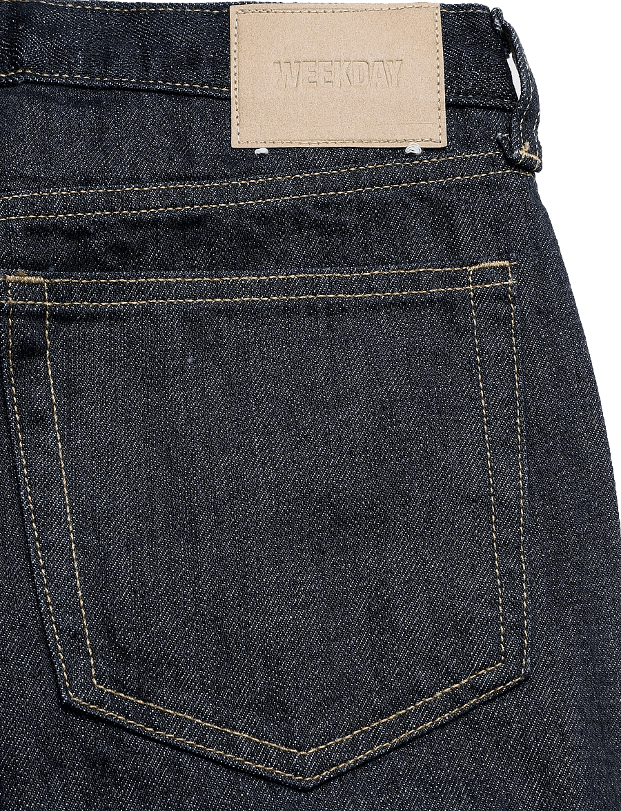 Weekday - Aura Low Rise Relaxed Bootcut Jeans - bootcut jeans - blue rinse - 4