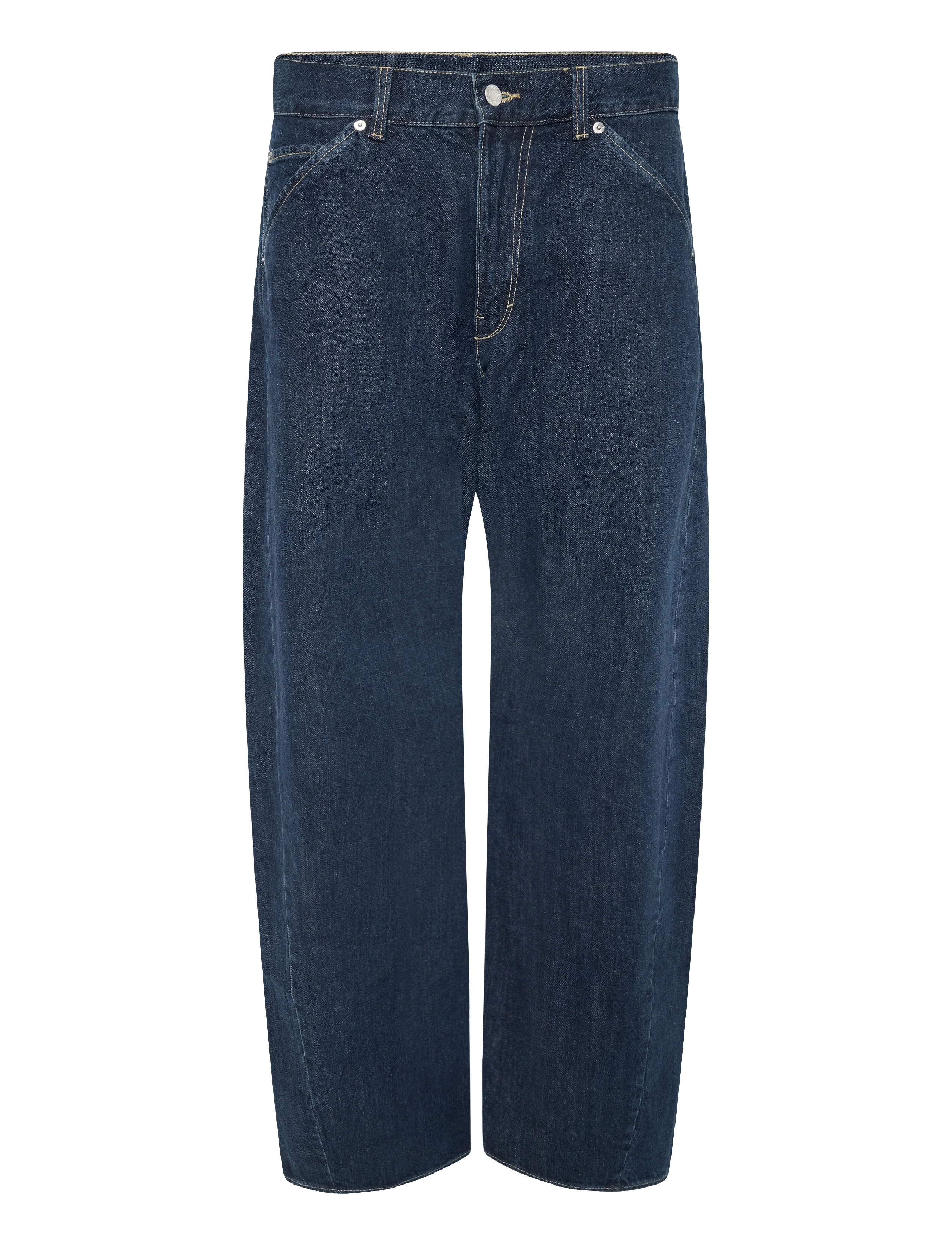 Weekday Low rise loose skewed jeans - Vetements - BLUE RINSE / navy