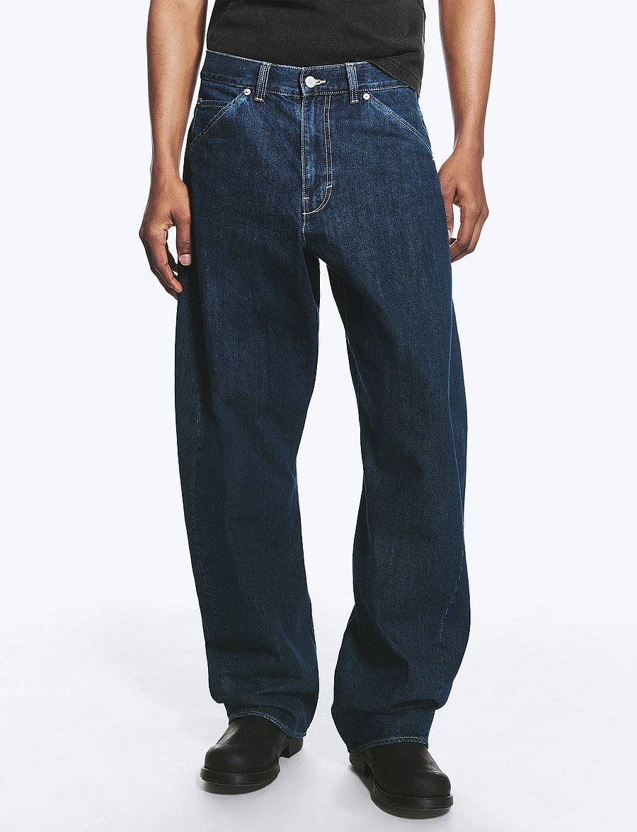 Weekday - Low rise loose skewed jeans - weite jeans - blue rinse - 5
