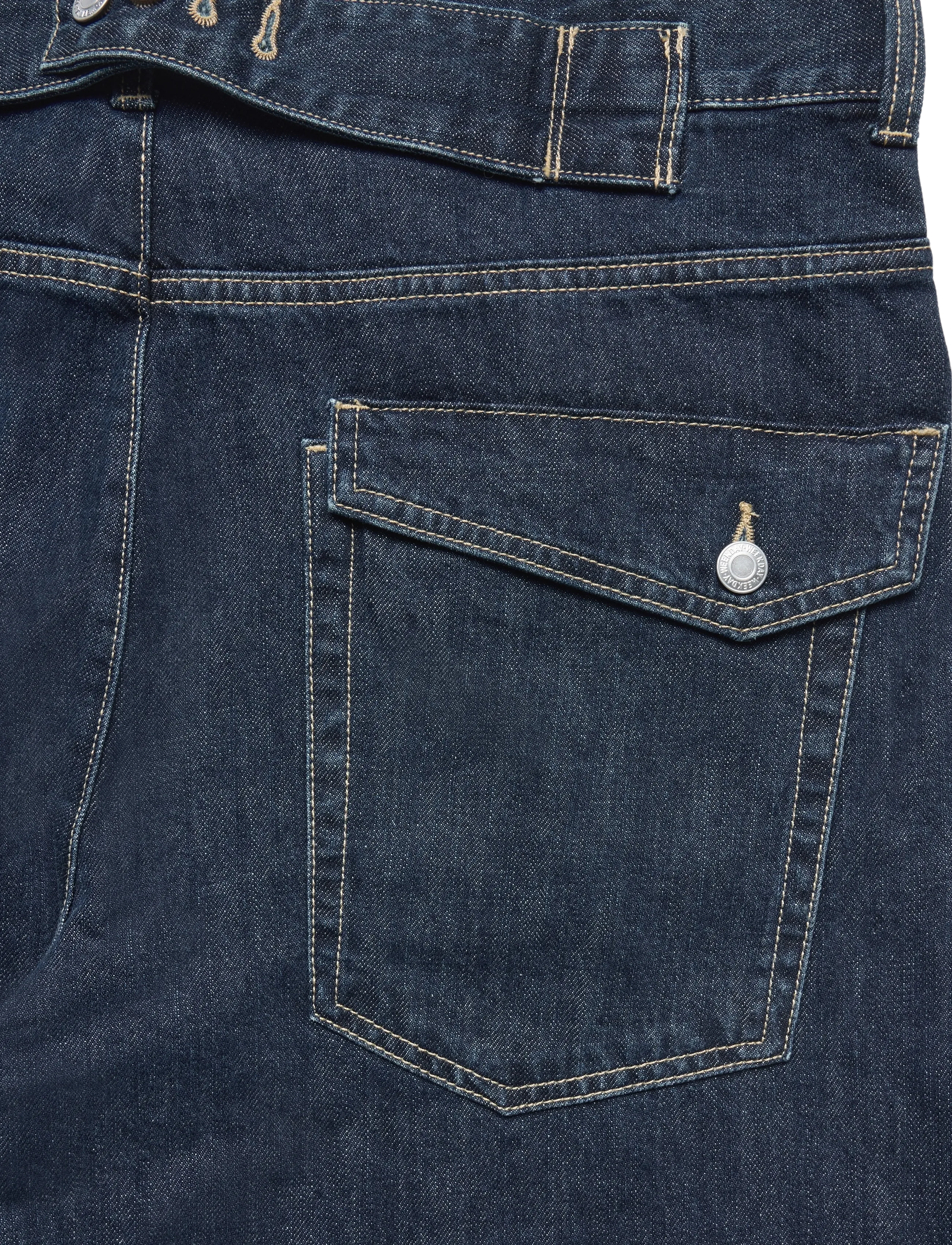 Weekday - Low rise loose skewed jeans - blue rinse - 4