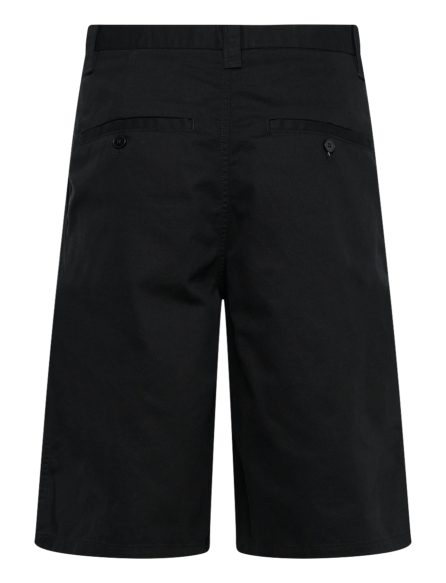 Weekday - Cotton Chino Shorts - freizeitshorts - black - 2