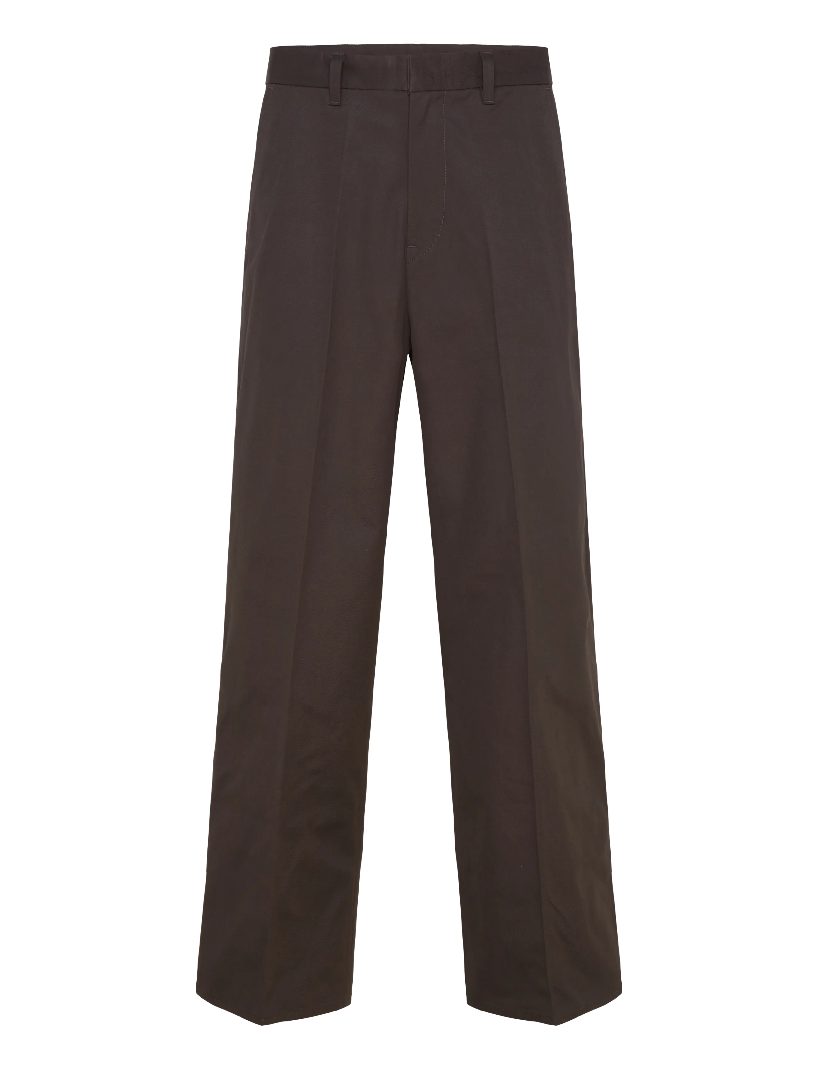 Weekday Emil Loose Fit Chino Trousers - Weekday - DARK BROWN / brown