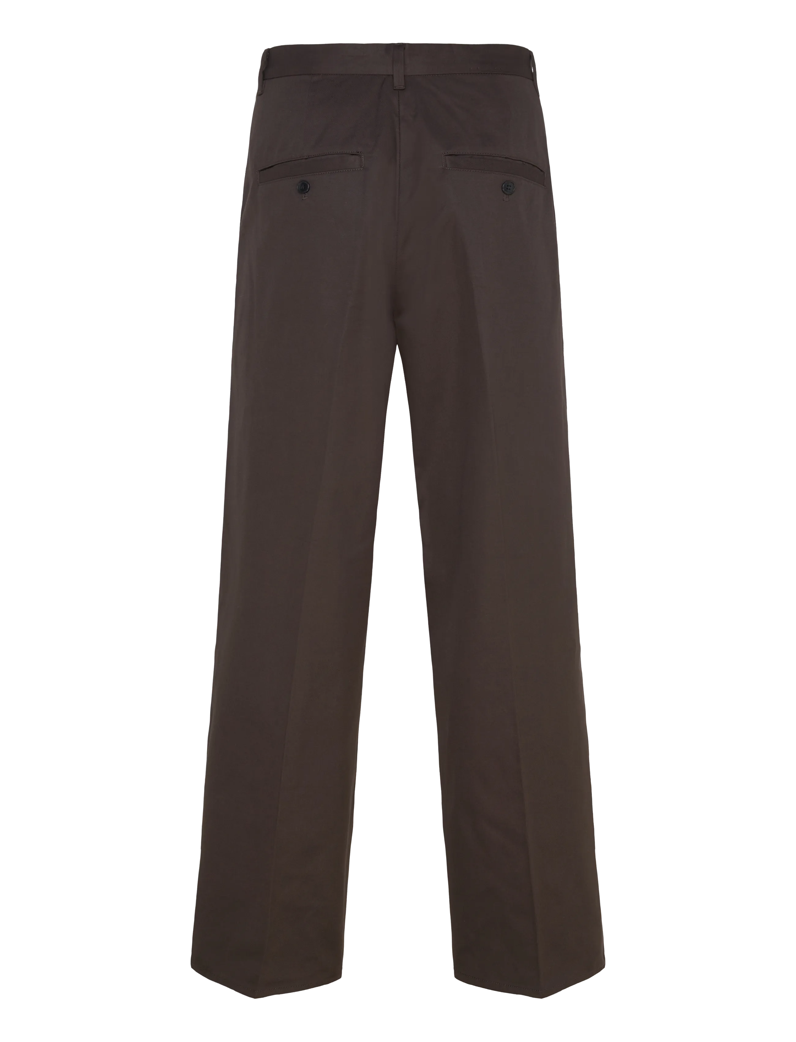 Weekday - Emil Loose Fit Chino Trousers - chinos - dark brown - 2