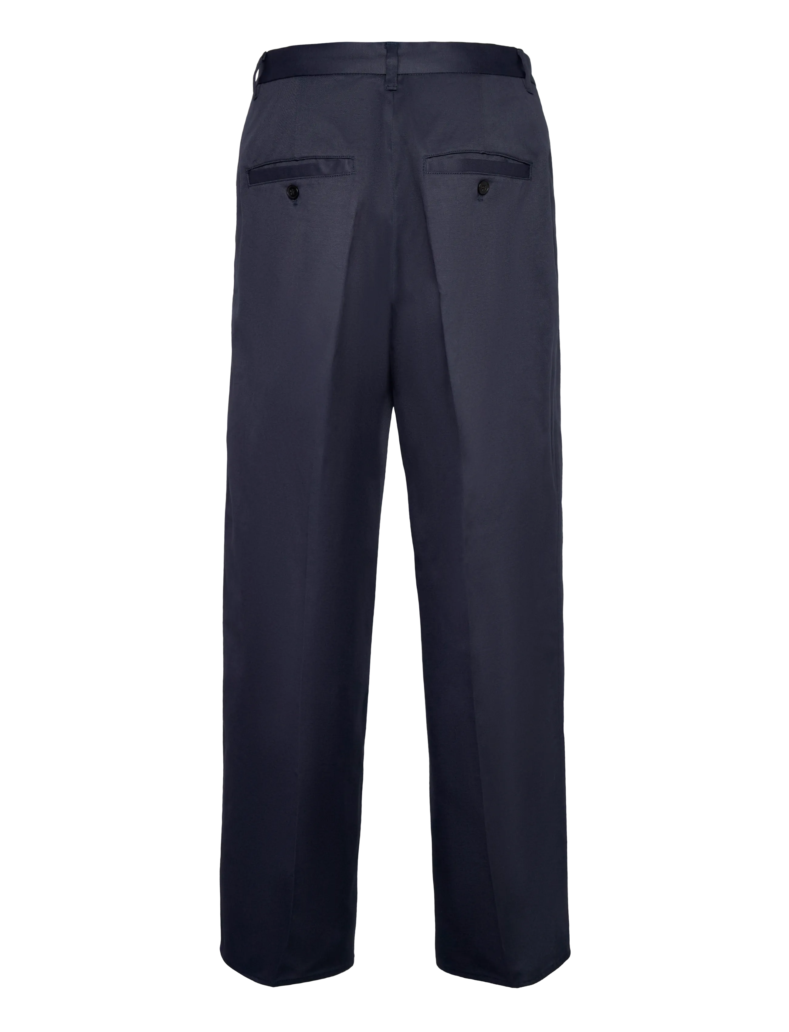 Weekday - Emil Loose Fit Chino Trousers - chinos - dusty dark blue - 1