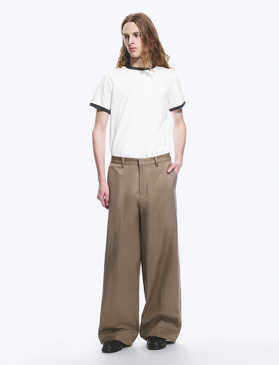 Weekday - Emil Loose Fit Chino Trousers - chinos - mole - 0