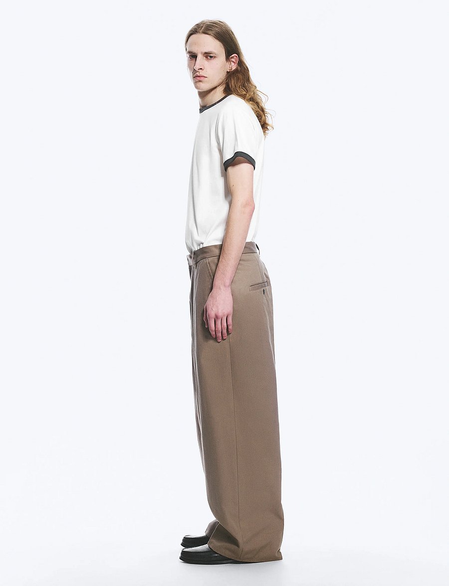Weekday - Emil Loose Fit Chino Trousers - chinos - mole - 3