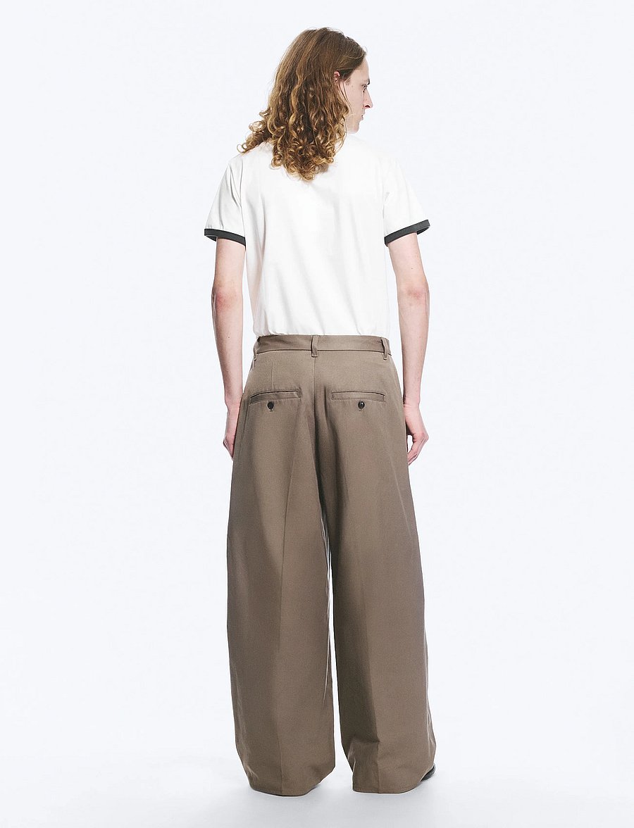Weekday - Emil Loose Fit Chino Trousers - chinos - mole - 4