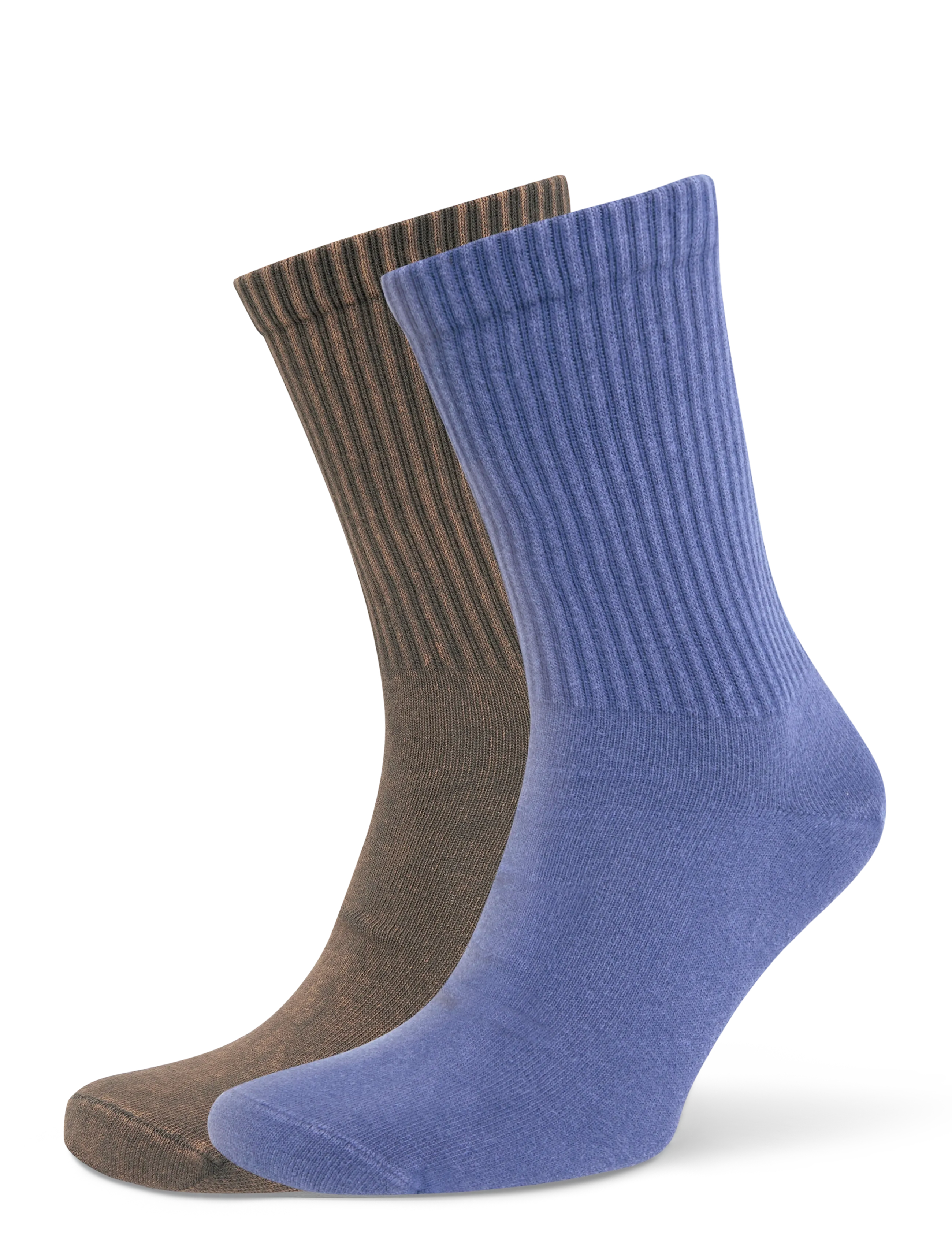 Weekday 2-pack Washed Sport Socks - Socken - BLUE + MOLE / blue