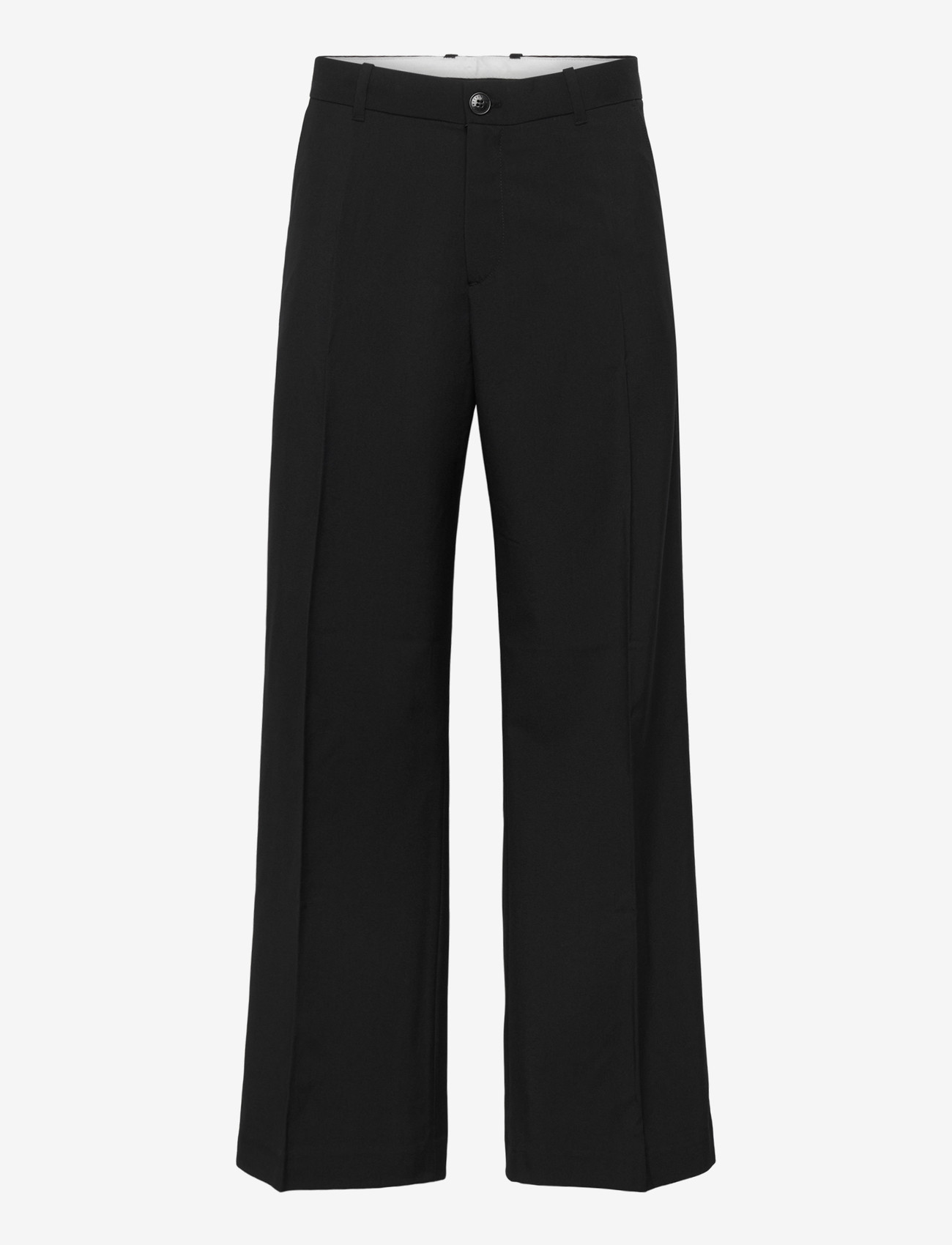 Weekday - Moe Relaxed Low Rise Bootcut Leg Suiting Trousers - habitbukser - black dark - 1