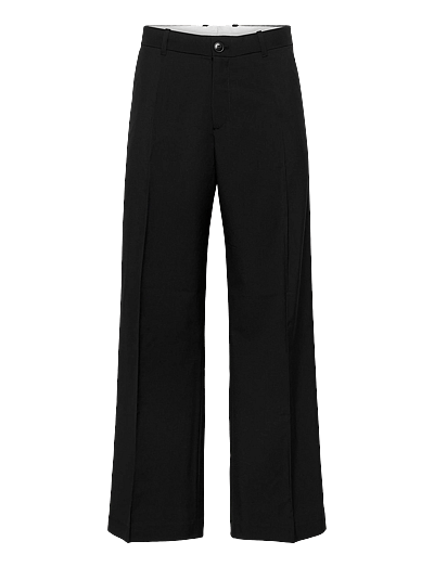Moe Relaxed Low Rise Bootcut Leg Suiting Trousers - Habitbukser