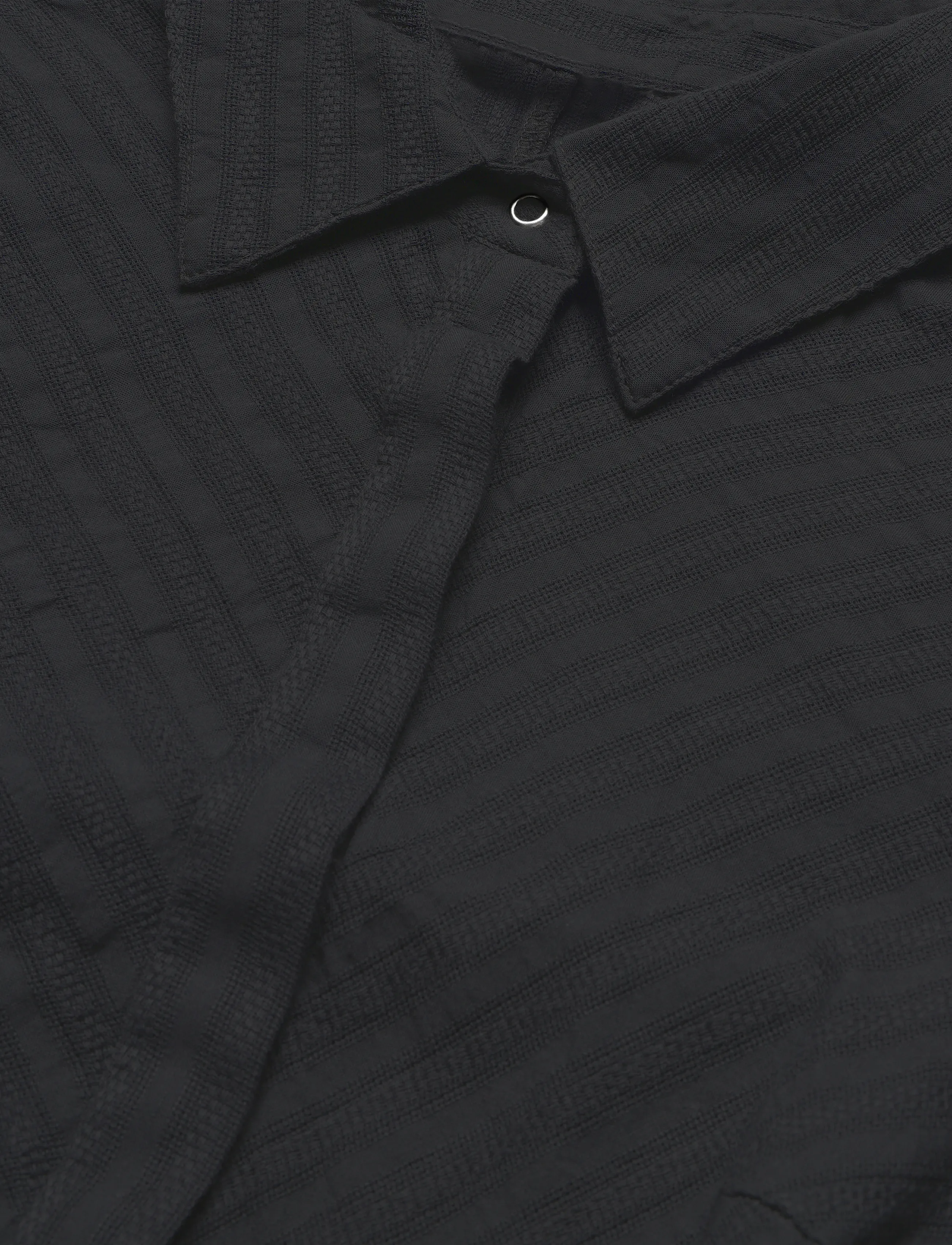 Weekday - Kurt Shirt - dark grey stripe - 2