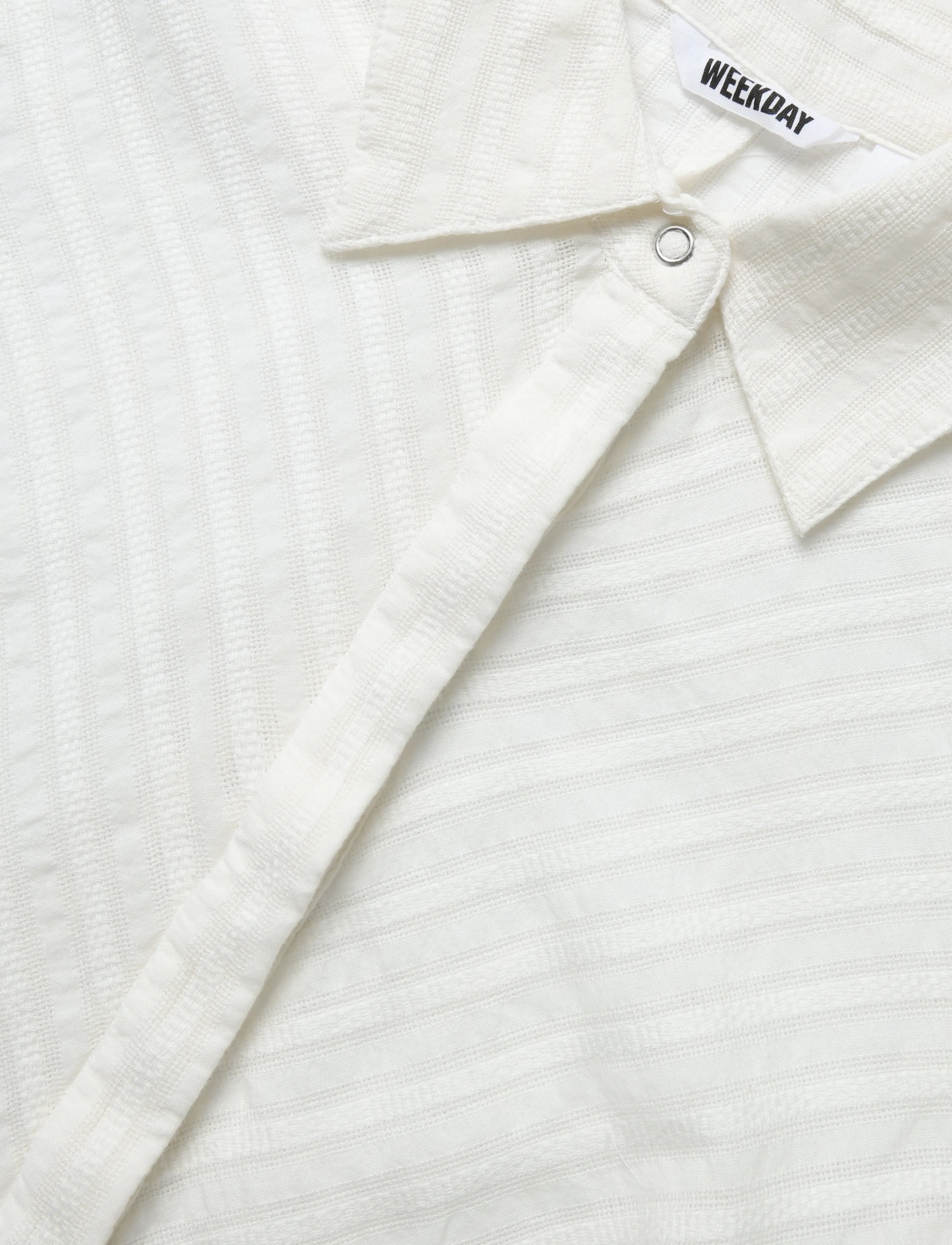 Weekday - Kurt Shirt - langärmlige hemden - off white stripe - 2