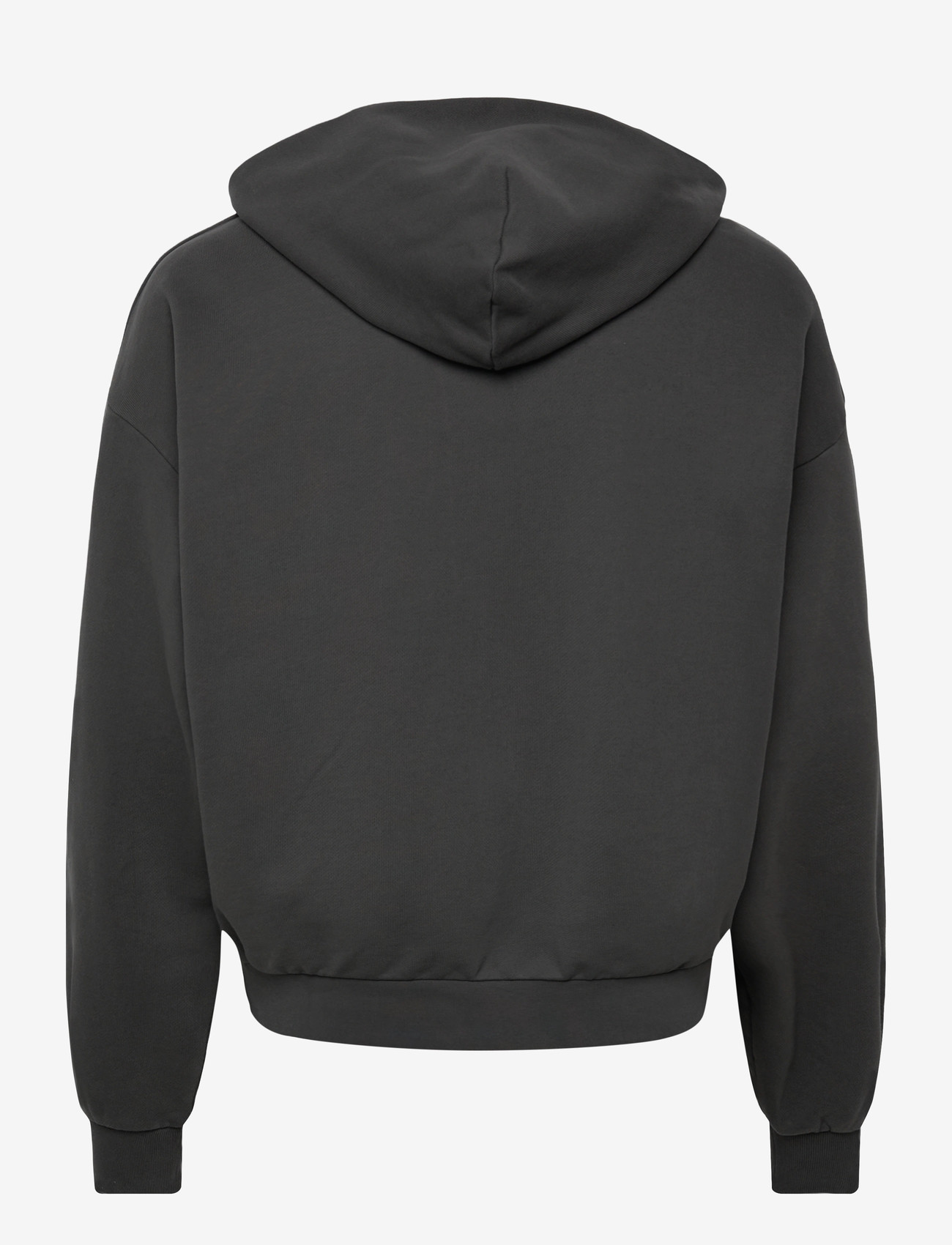 Weekday - Loose Graphic Zip Hoodie - hupparit - black w bear - 1