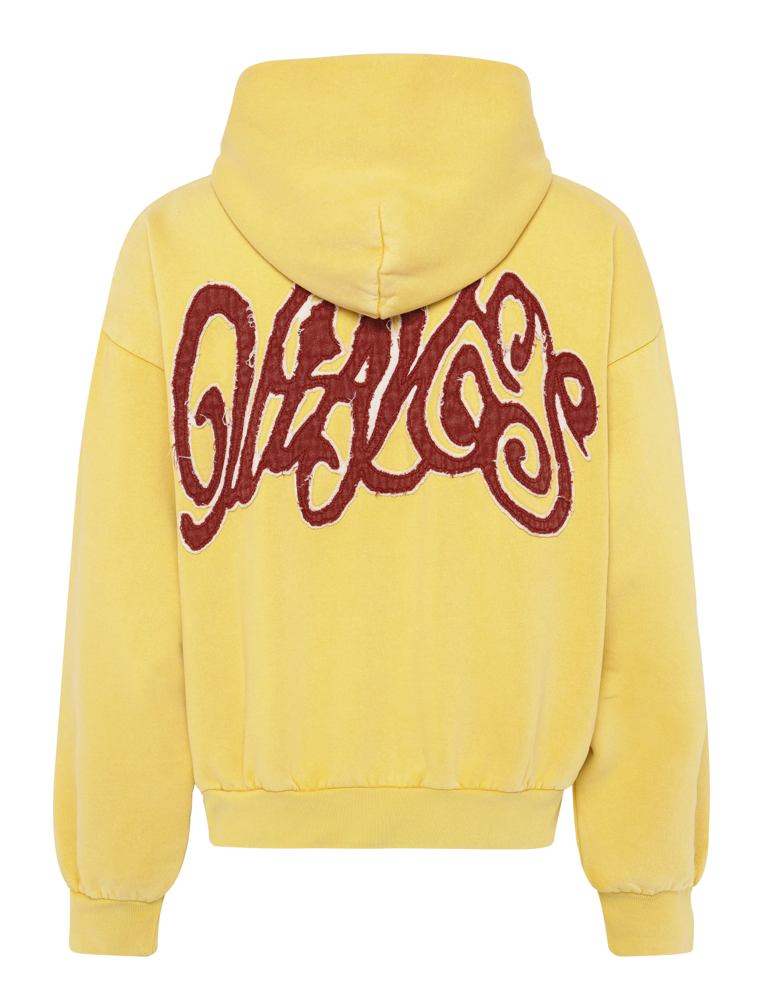 Weekday - Loose Graphic Zip Hoodie - hoodies - yellow "waves" - 1
