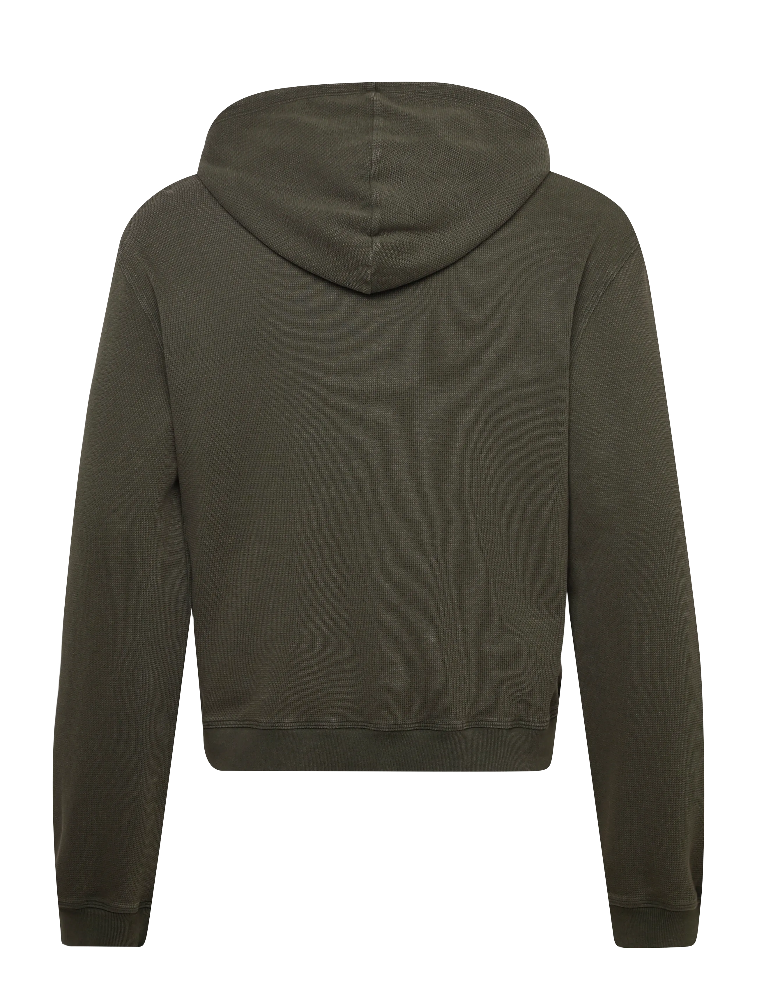 Weekday - Shrunken Zip Hoodie - kapuutsiga dressipluusid - dark green - 1