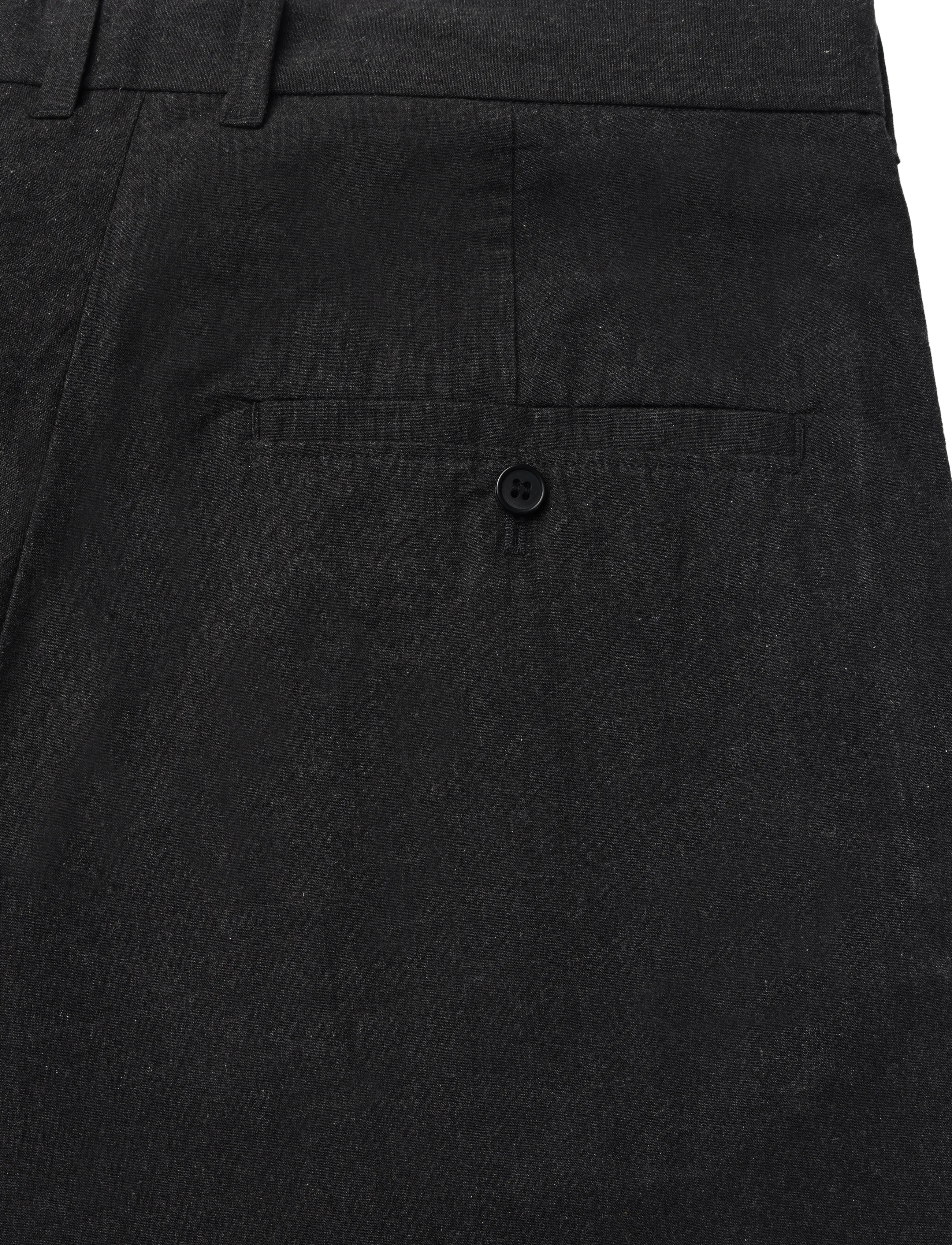 Weekday - Florian Pleated Relaxed Suiting Trousers - black - 4