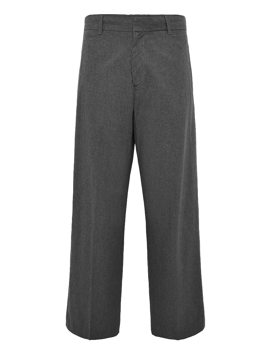 Weekday - Florian Pleated Relaxed Suiting Trousers - anzugshosen - grey - 1